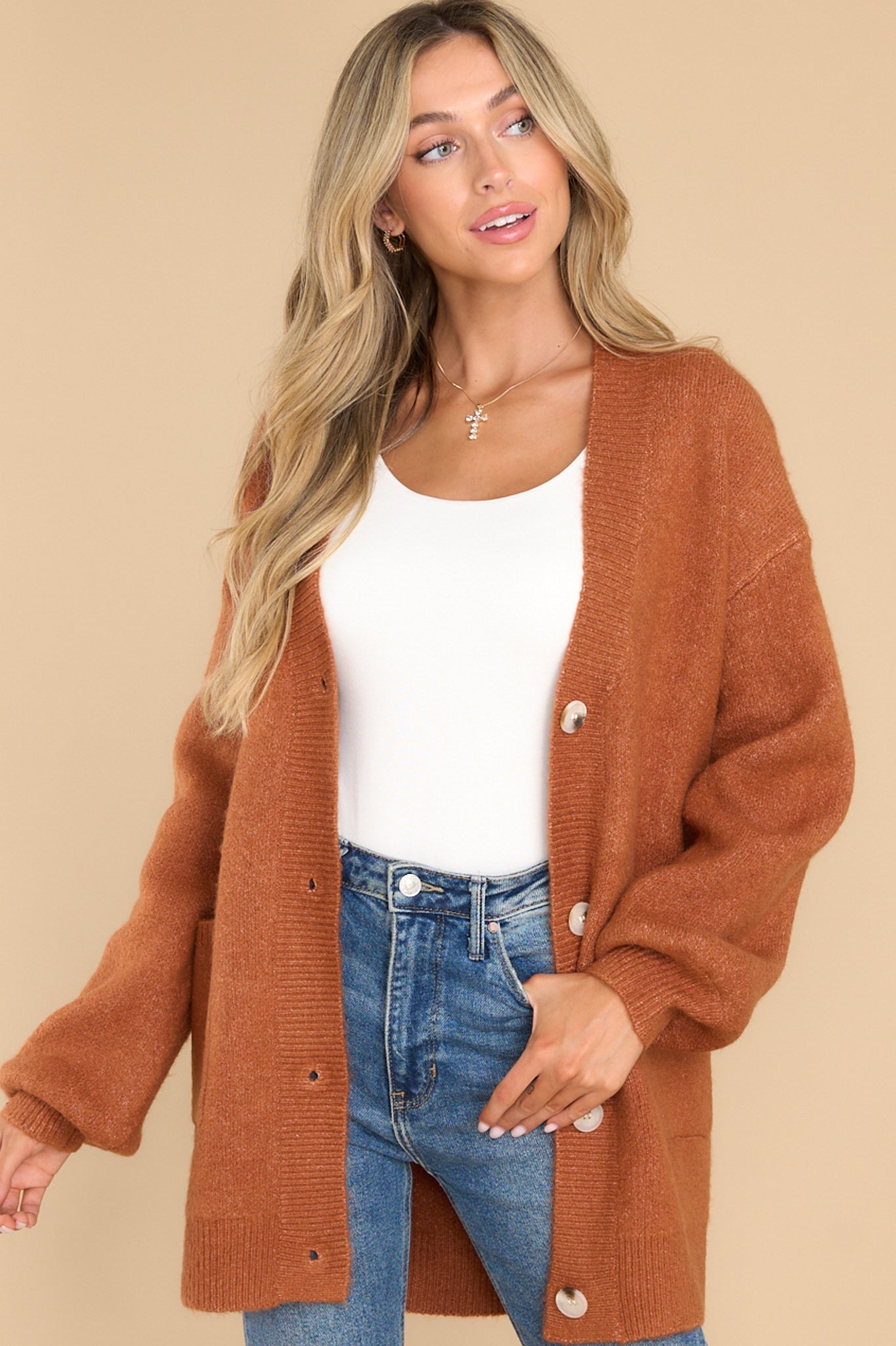 Your Best Bet Honey Cardigan