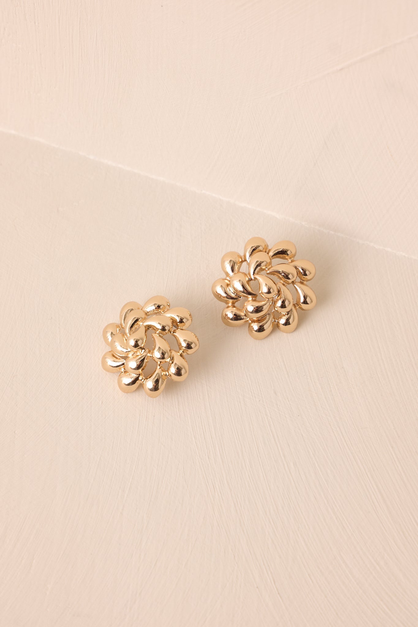 Willowbound Circlet Gold Spiral Earrings