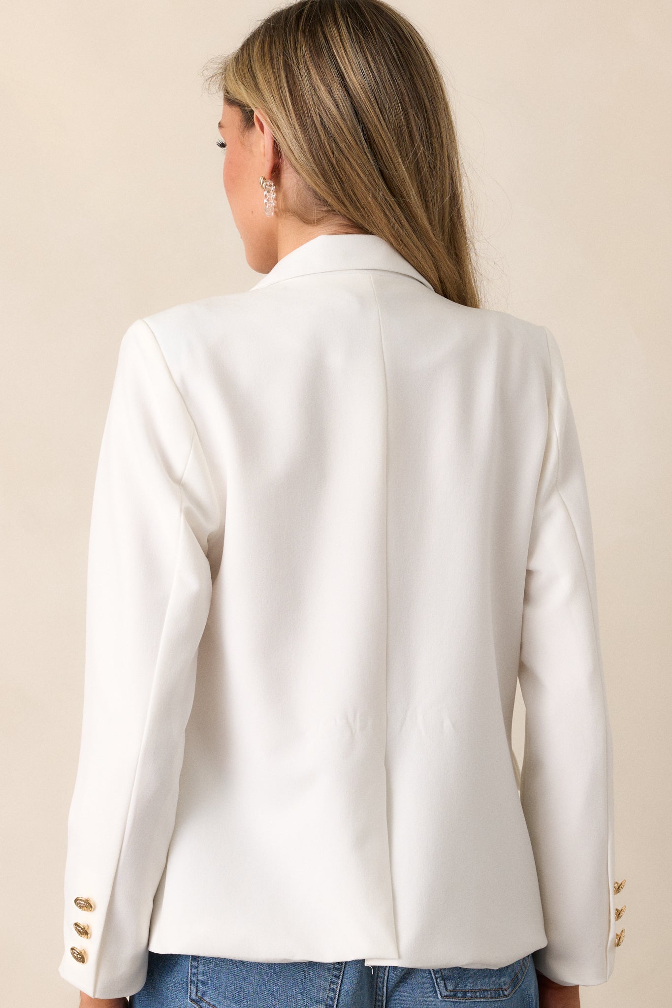 Everything I Want White Blazer