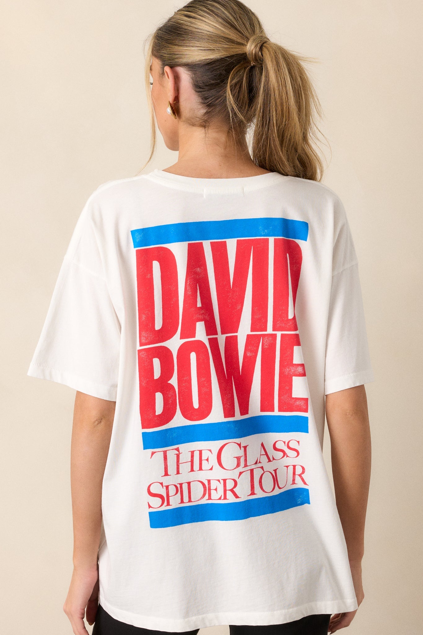 David Bowie White Les Origines Merch Tee