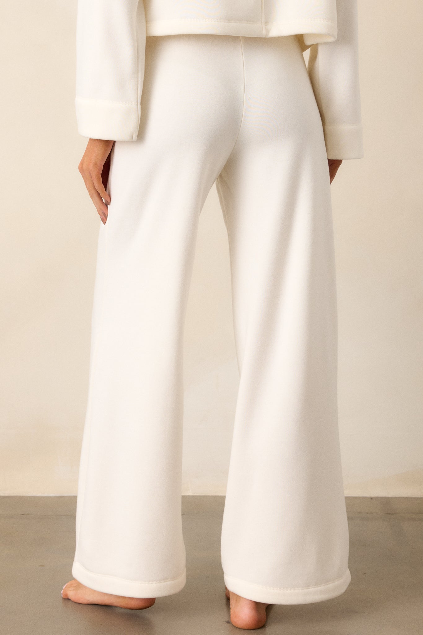 Z Supply Feeling The Moment Sea Salt Ivory Sweatpant