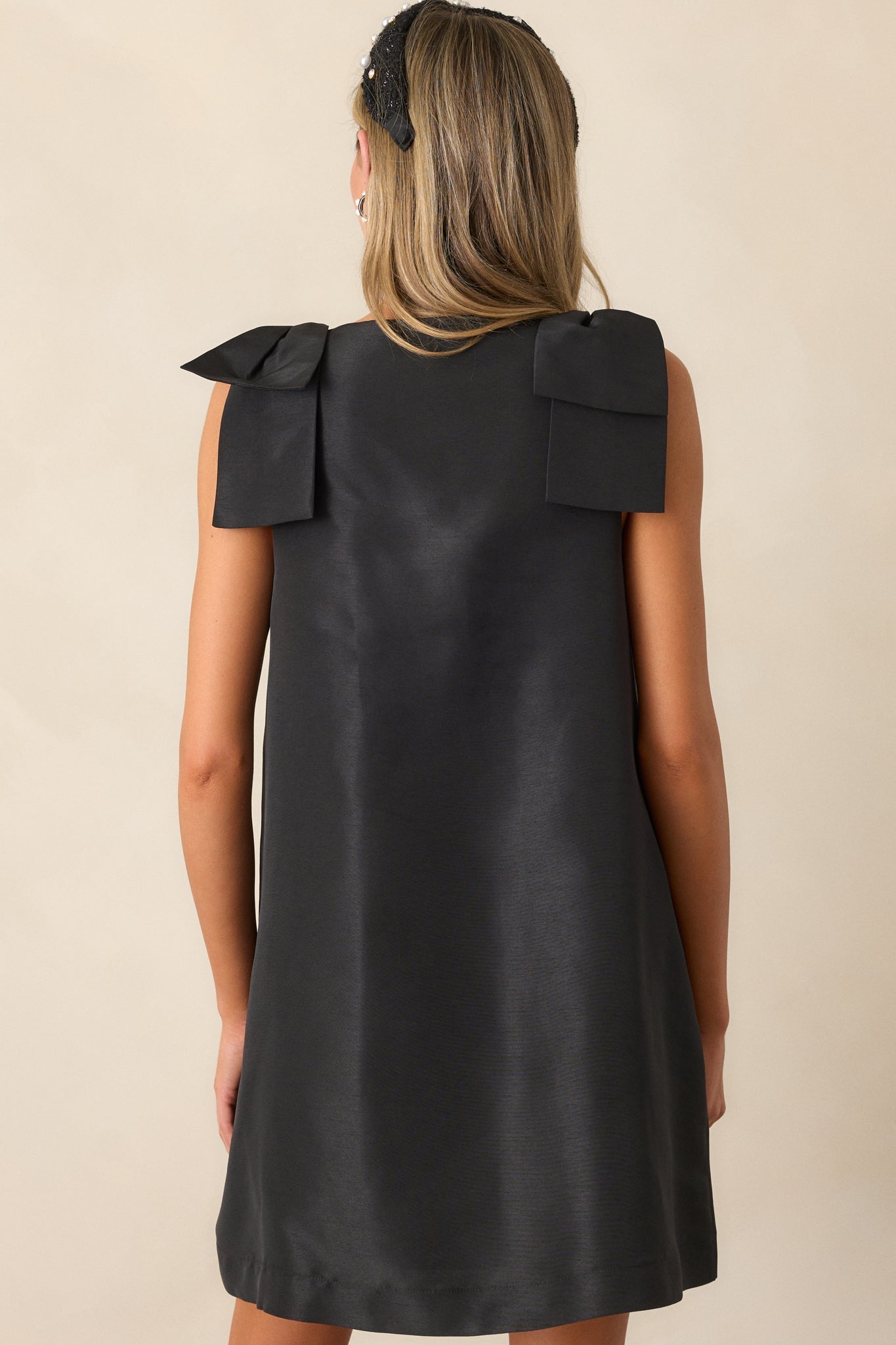 How Can It Be Black Sleeveless Mini Dress