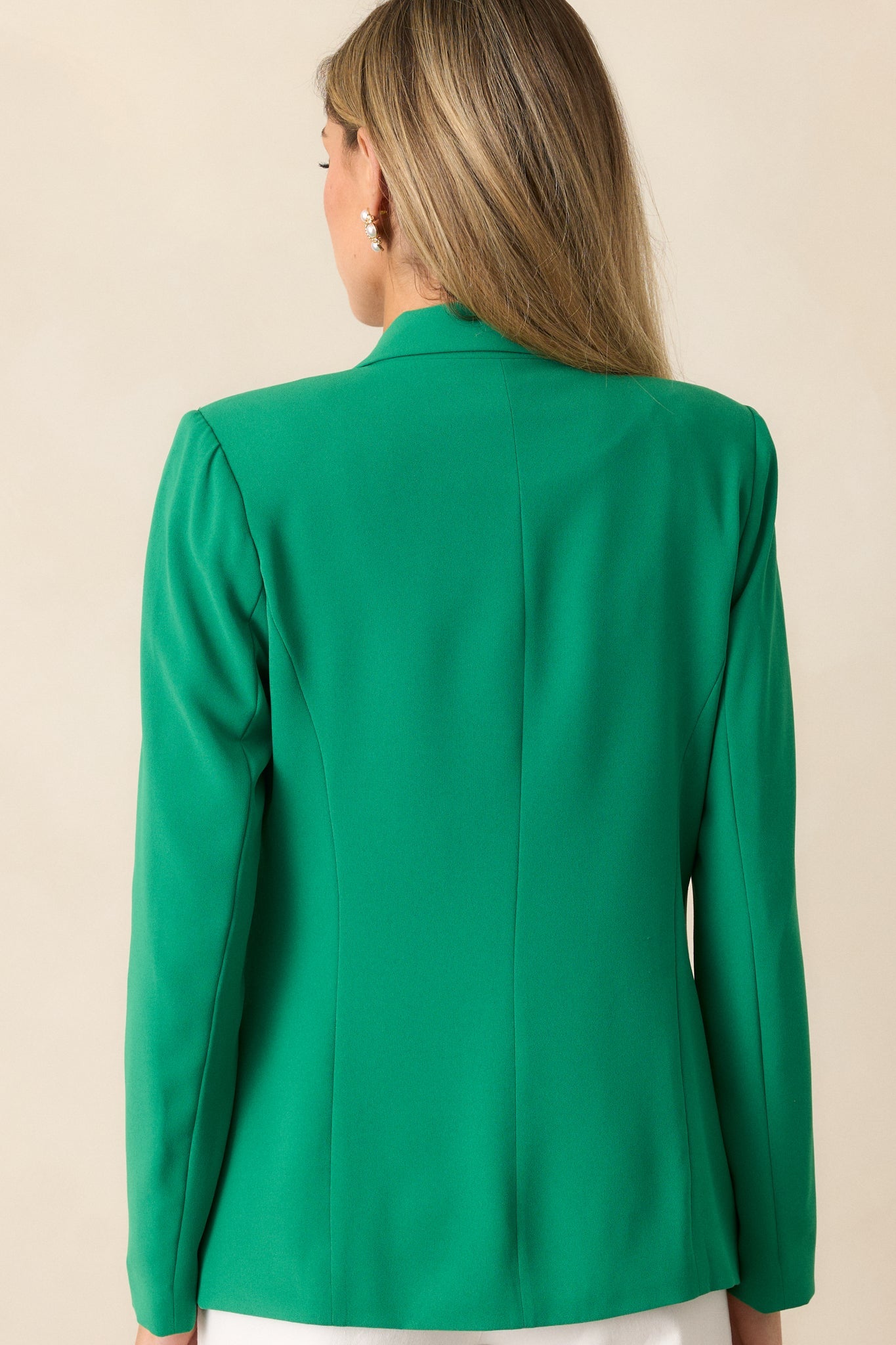 Grace In Every Step Lightweight Kelly Green Blazer