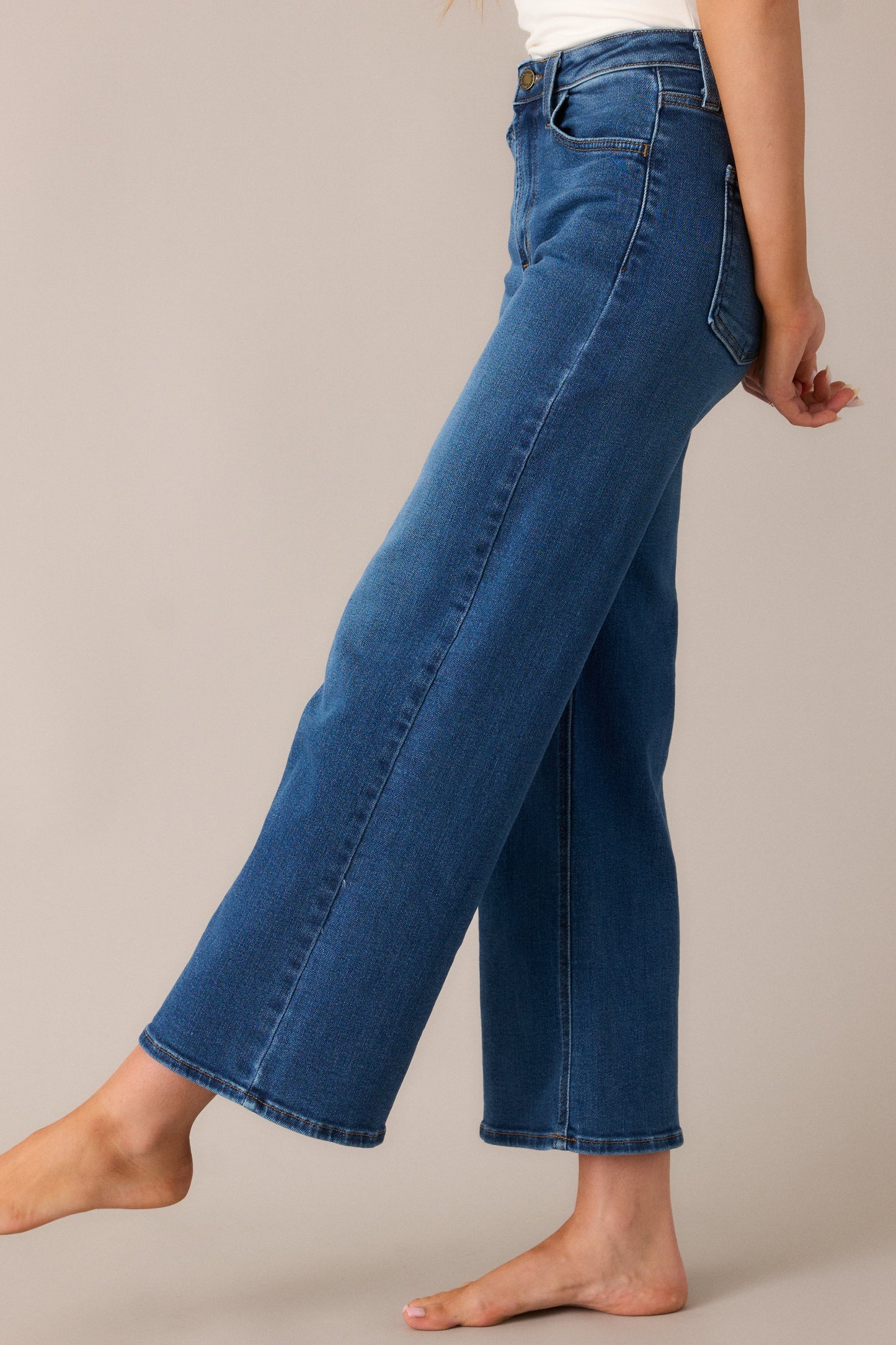Always First Dark Wash Wide Leg Jeans