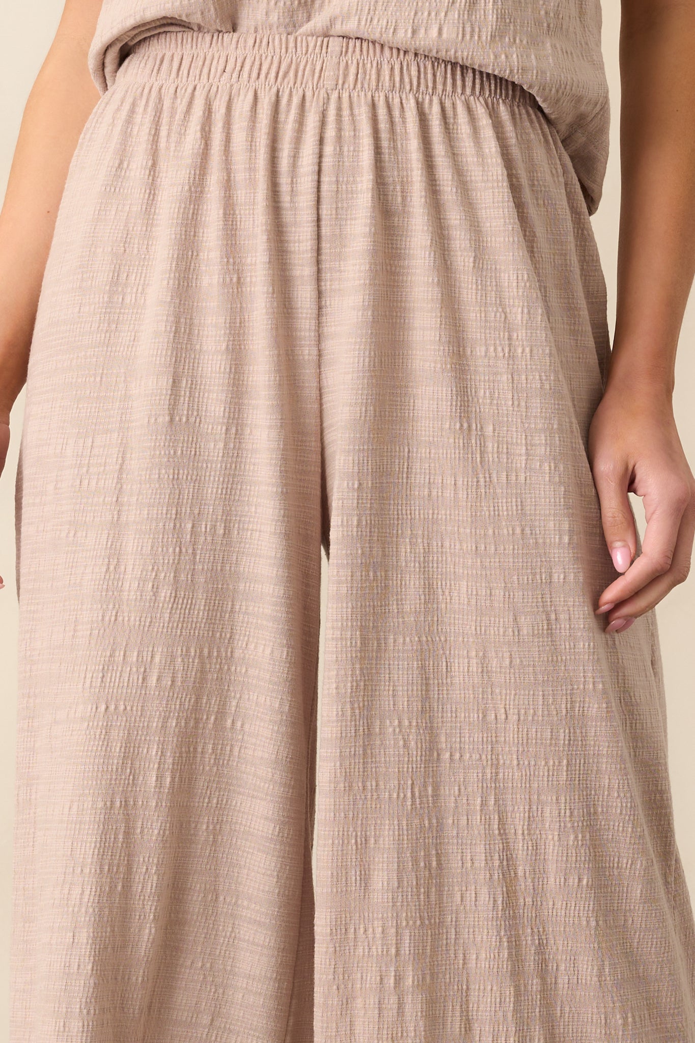 Z Supply Parchment Taupe Scout Textured Slub Pants