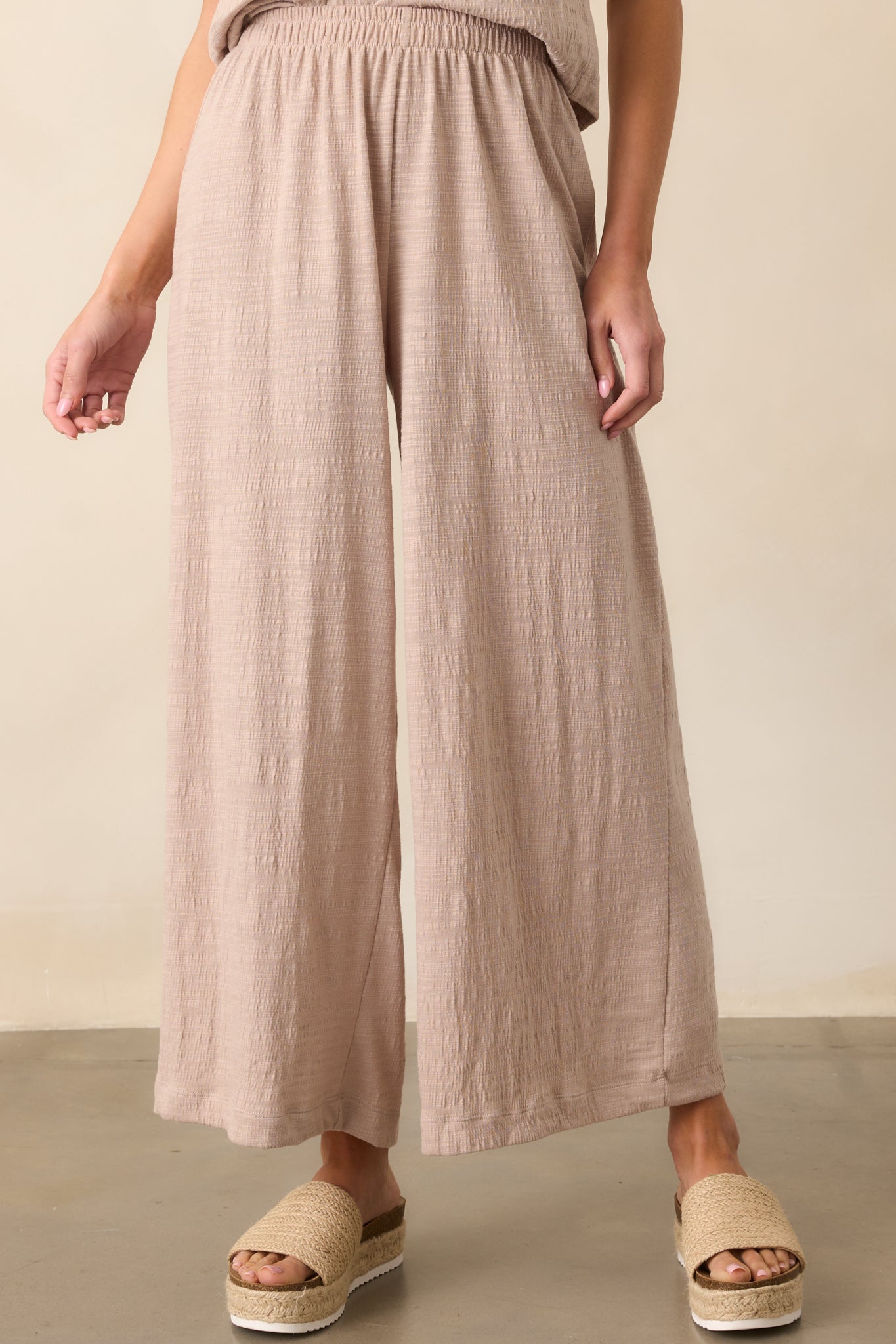 Z Supply Parchment Taupe Scout Textured Slub Pants