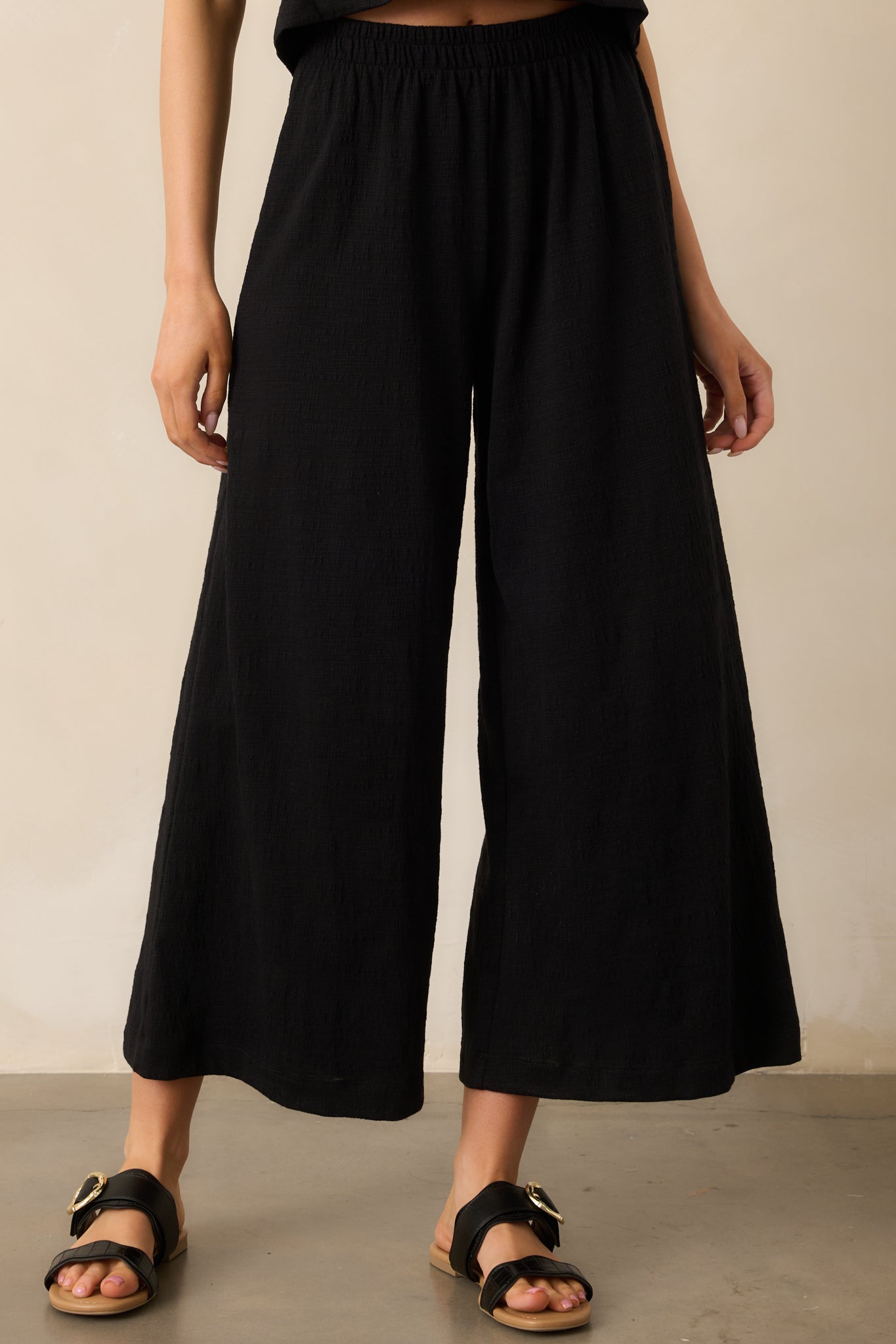 Z Supply Black Scout Textured Slub Pants