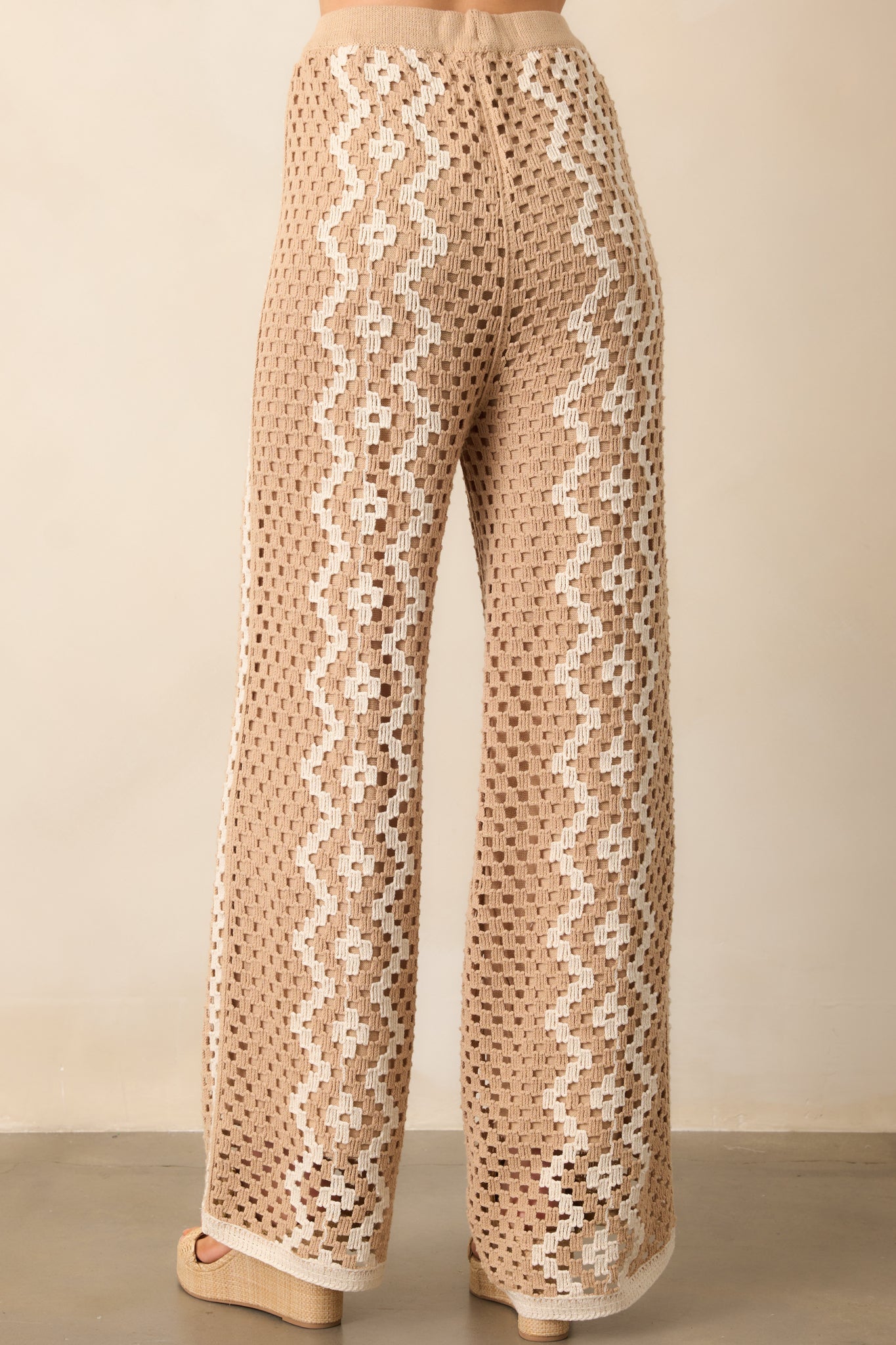 Z Supply Natural Loma Crochet Pant