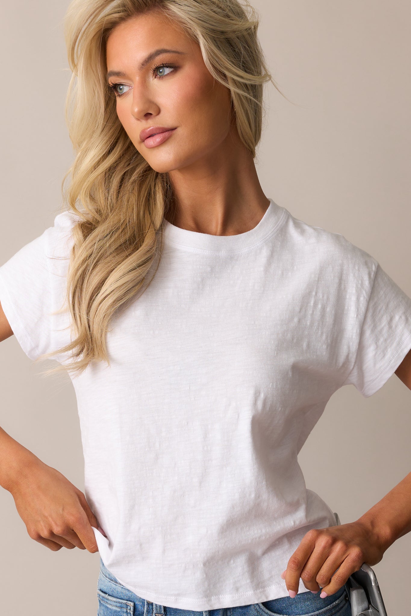 Z Supply Modern White Slub Tee