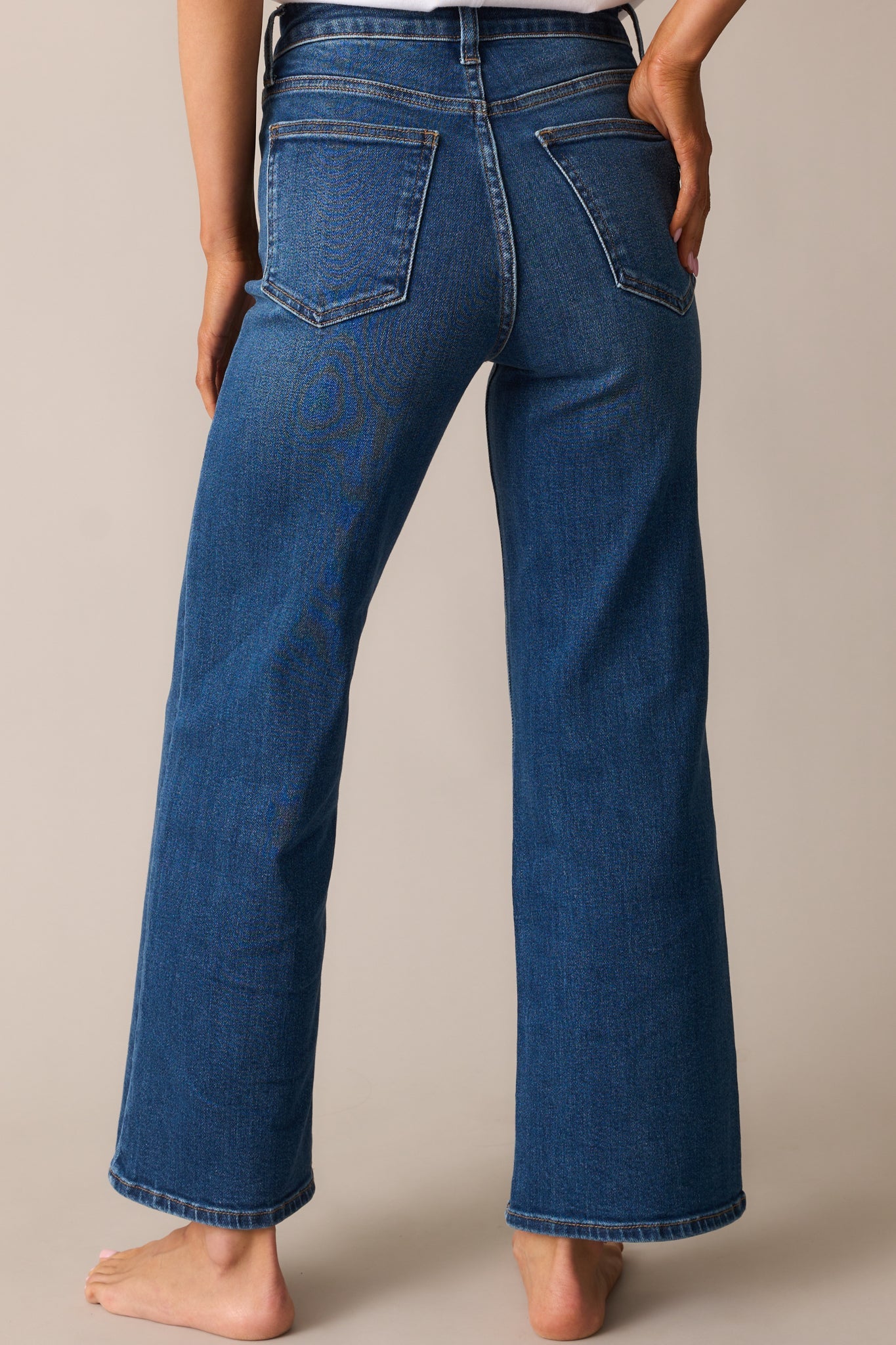 Always First Dark Wash Wide Leg Jeans