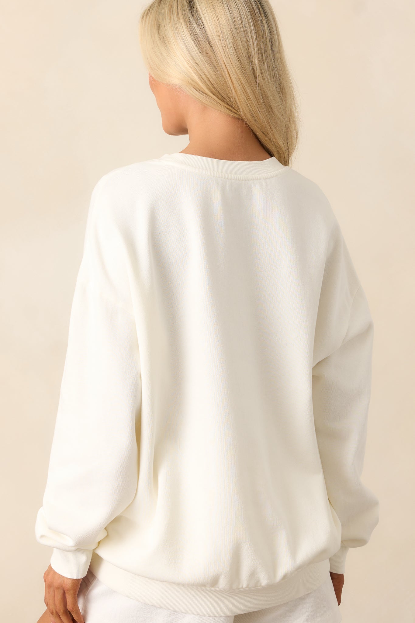 Z Supply Wishes Sea Salt Ivory Sunday Sweatshirt