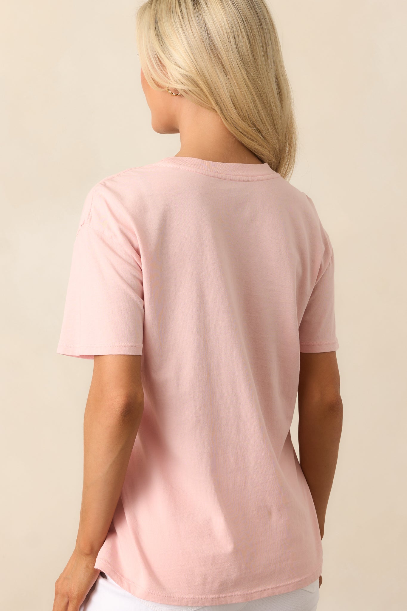 Z Supply Sunset Pink Boyfriend Tee