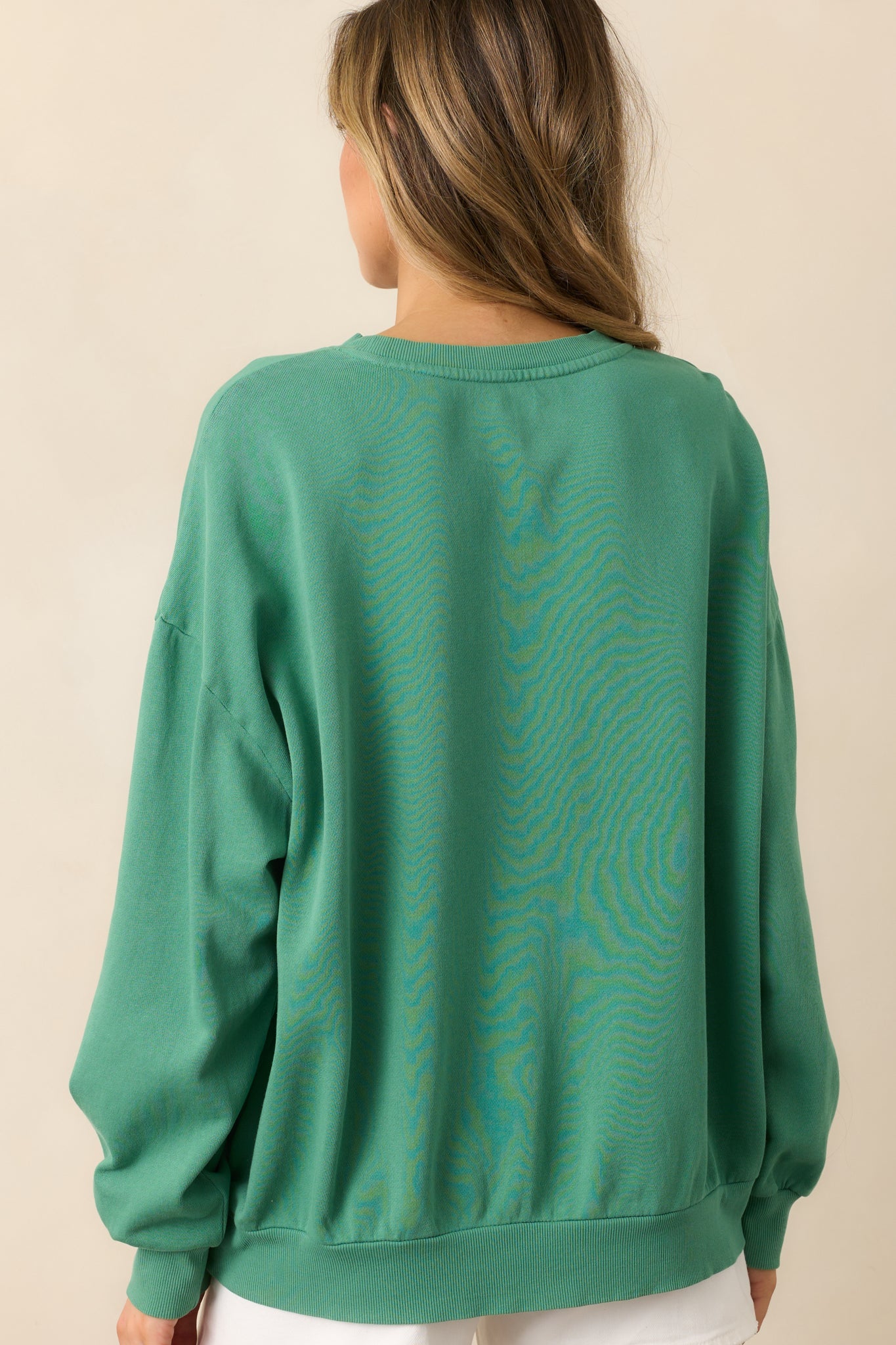 Z Supply Sail Away Sunday Green Sweatshirt