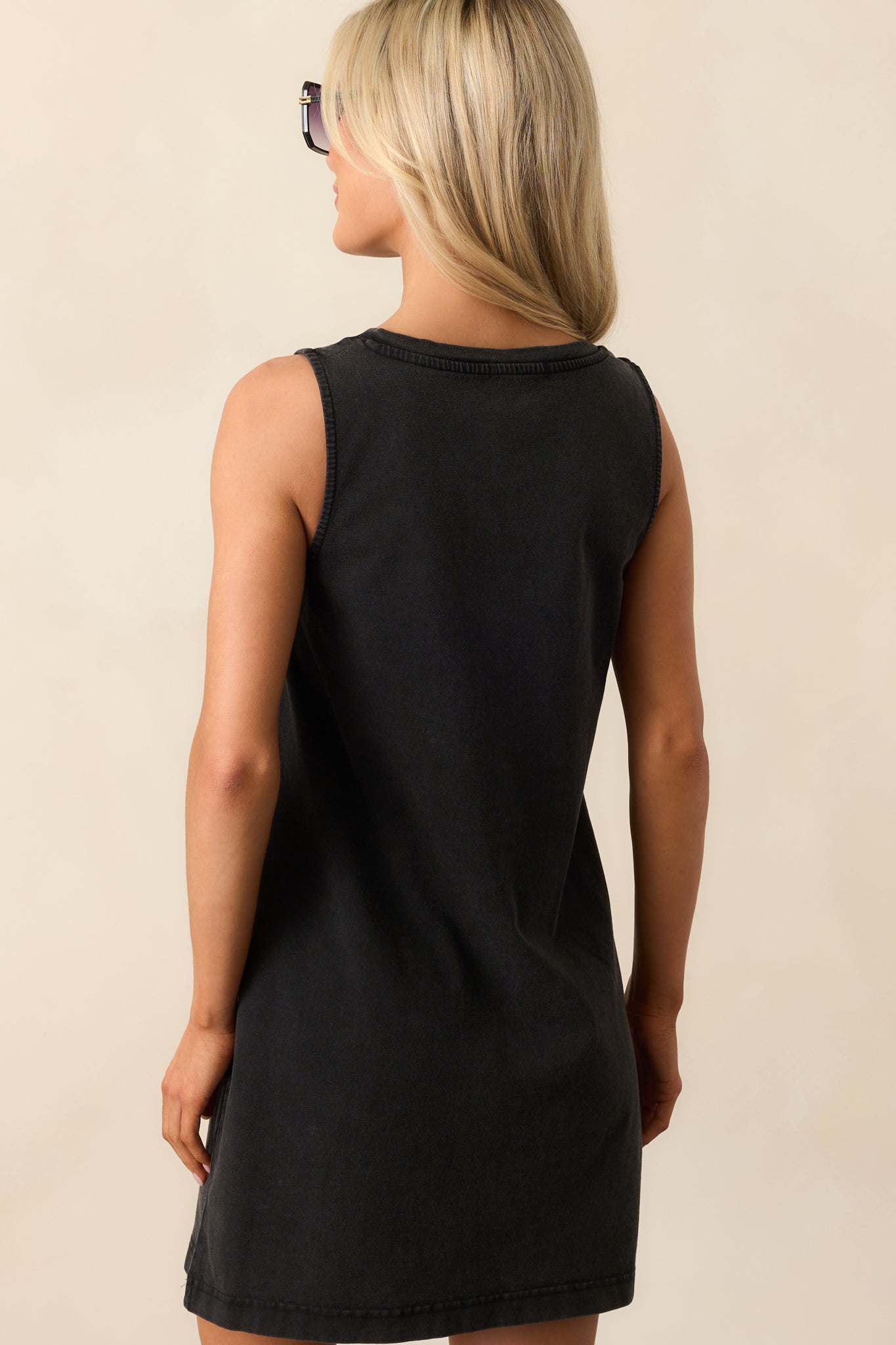 Z Supply Black Sloane V-Neck Mini Dress