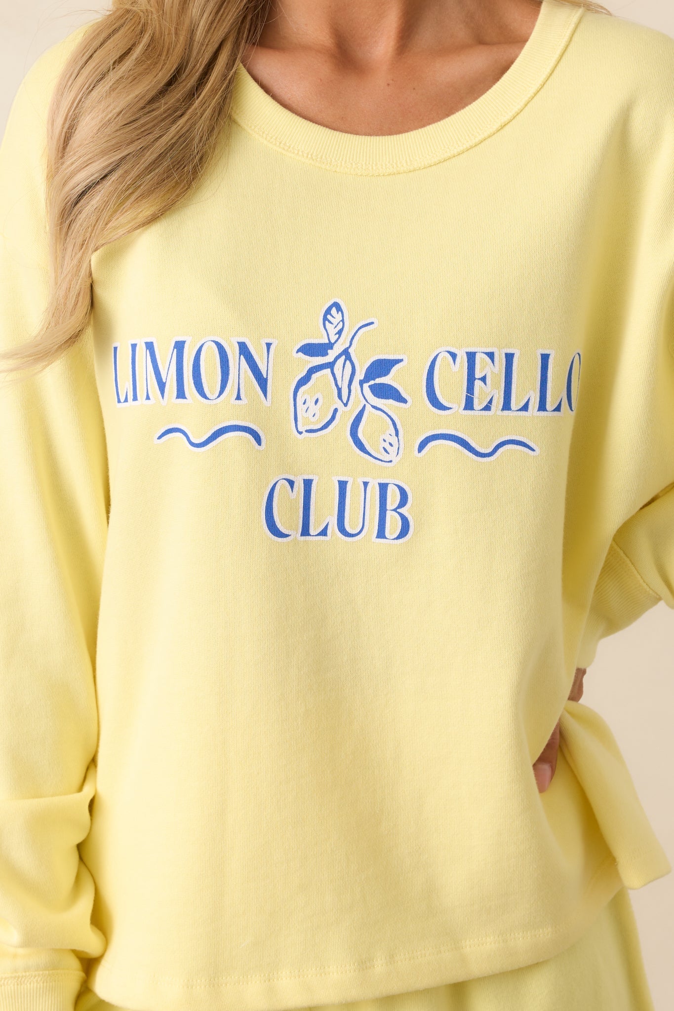 Z Supply Lemonade Yellow Limoncello Sweatshirt