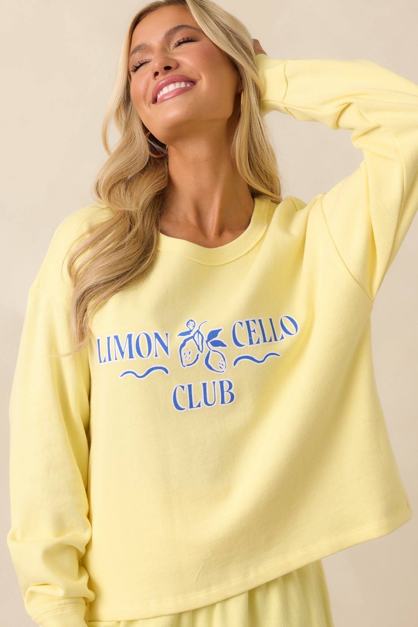 Z Supply Lemonade Yellow Limoncello Sweatshirt
