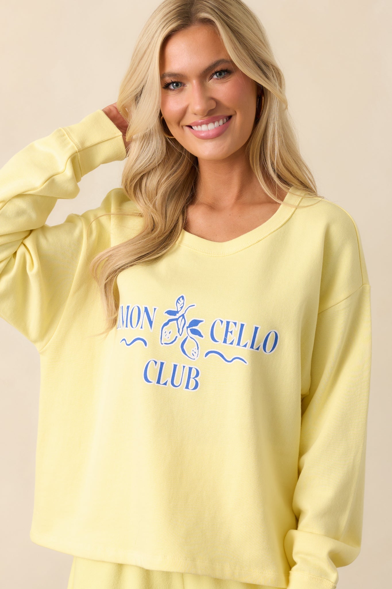 Z Supply Lemonade Yellow Limoncello Sweatshirt