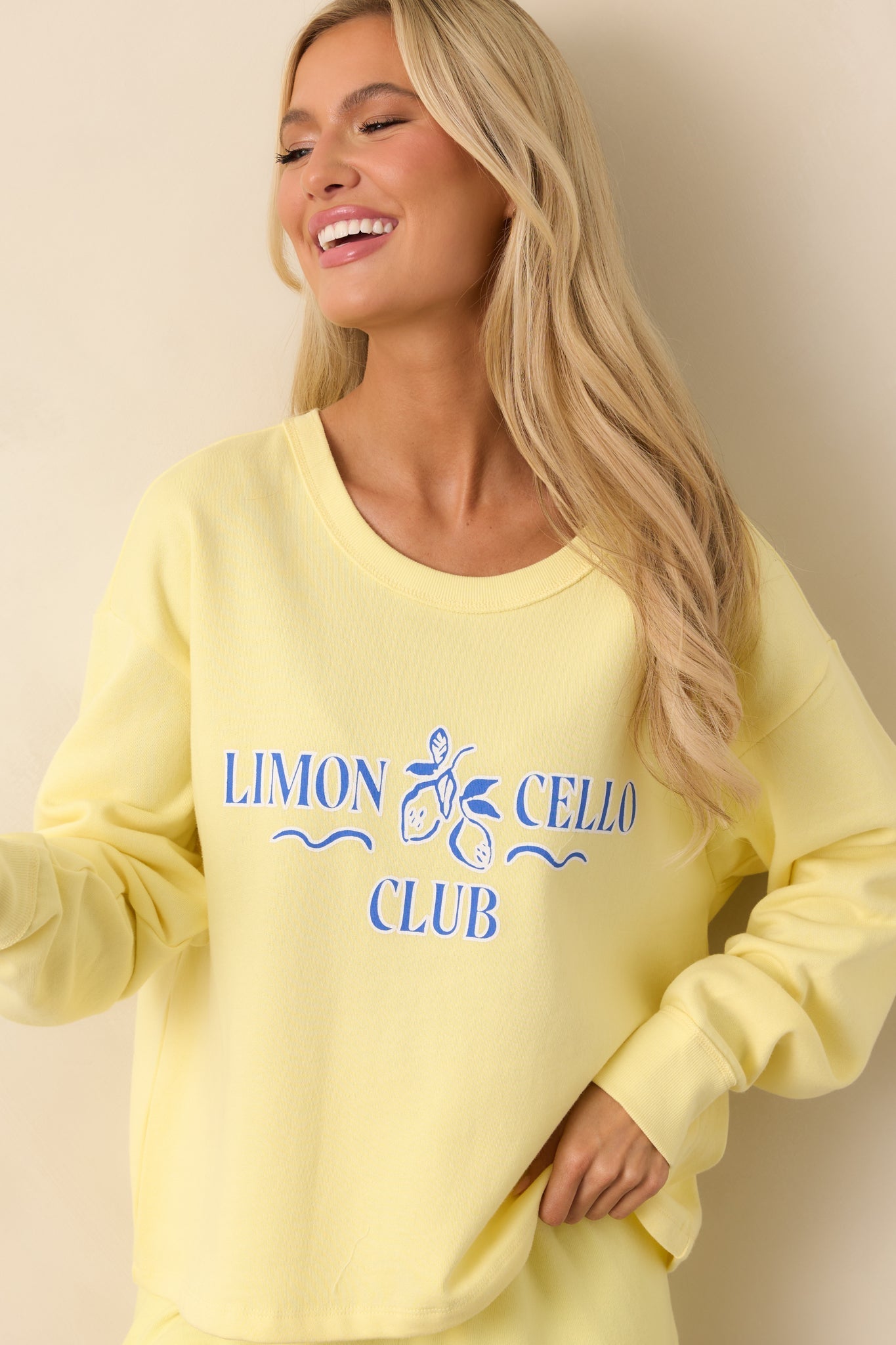 Z Supply Lemonade Yellow Limoncello Sweatshirt