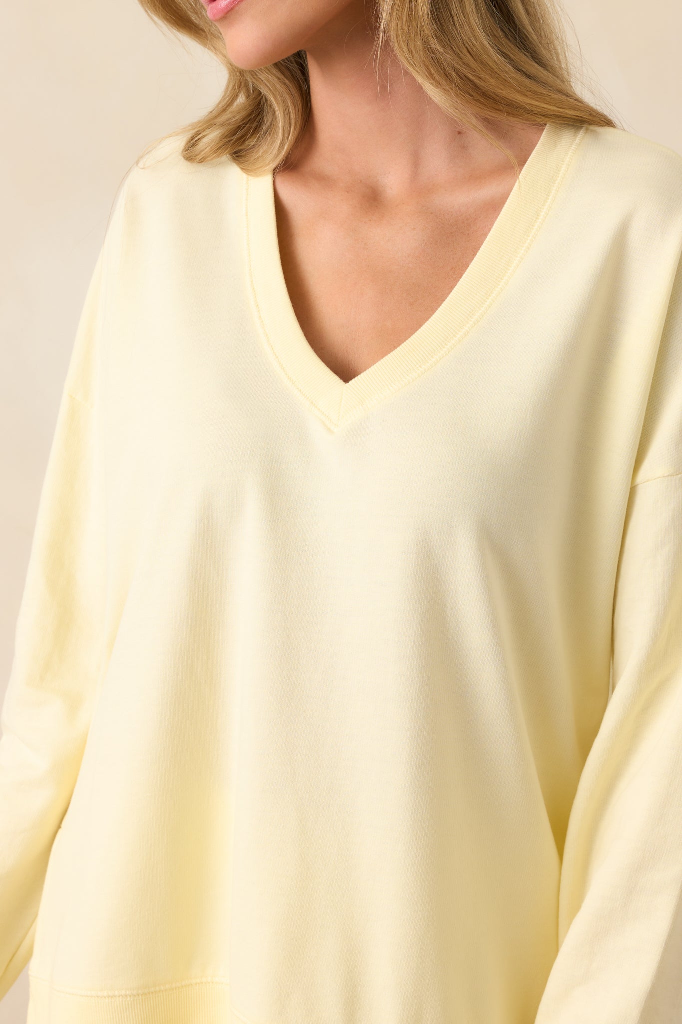 Z Supply Mellow Yellow Modern V-Neck Weekender