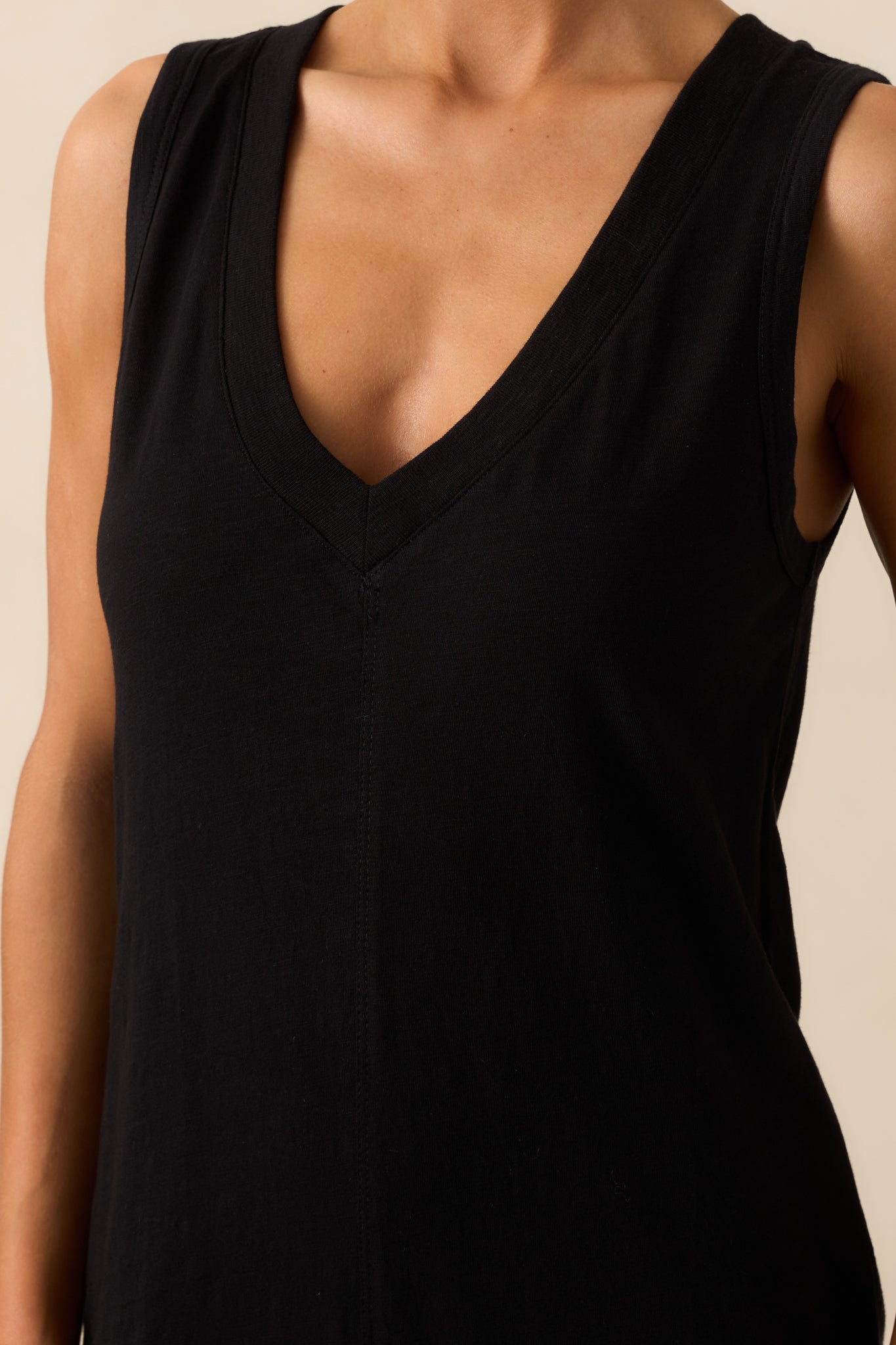 Z Supply Black Palisades Midi Dress