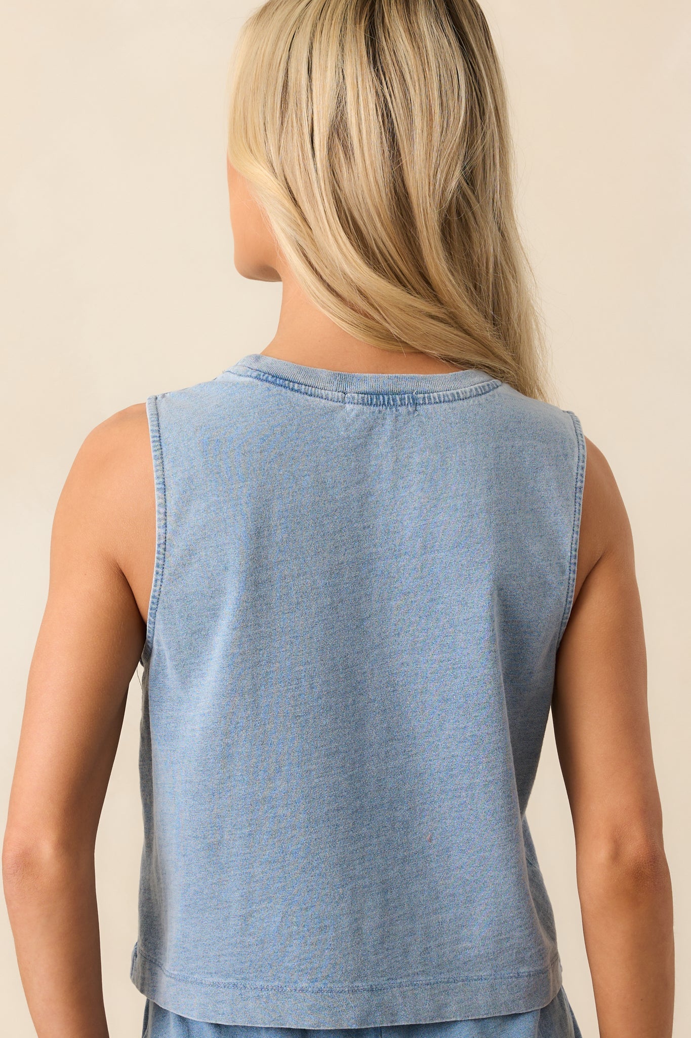 Z Supply Sloane Medium Indigo Jersey Muscle Tank