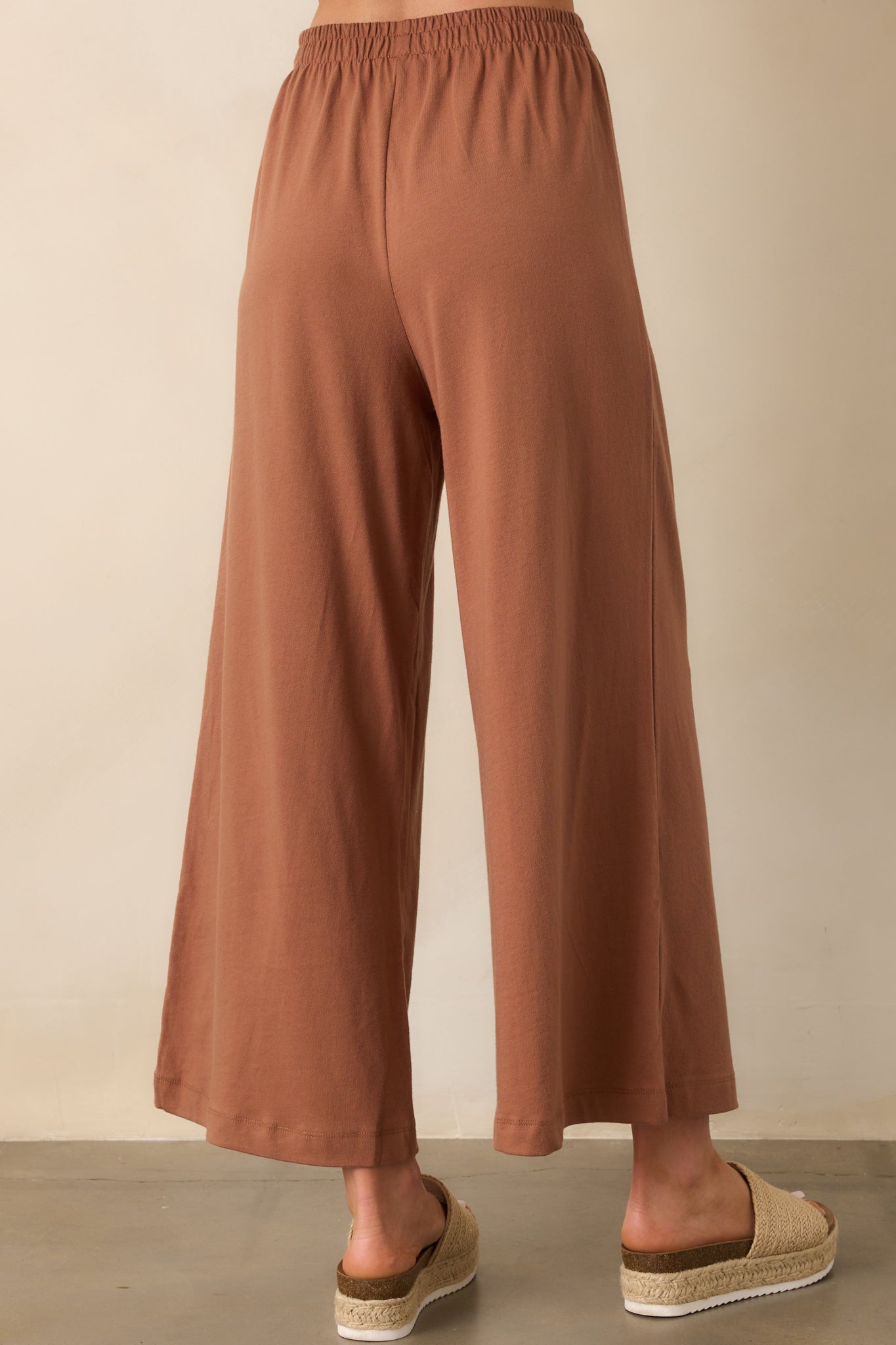 Z Supply Brown Cotton Scout Jersey Pants