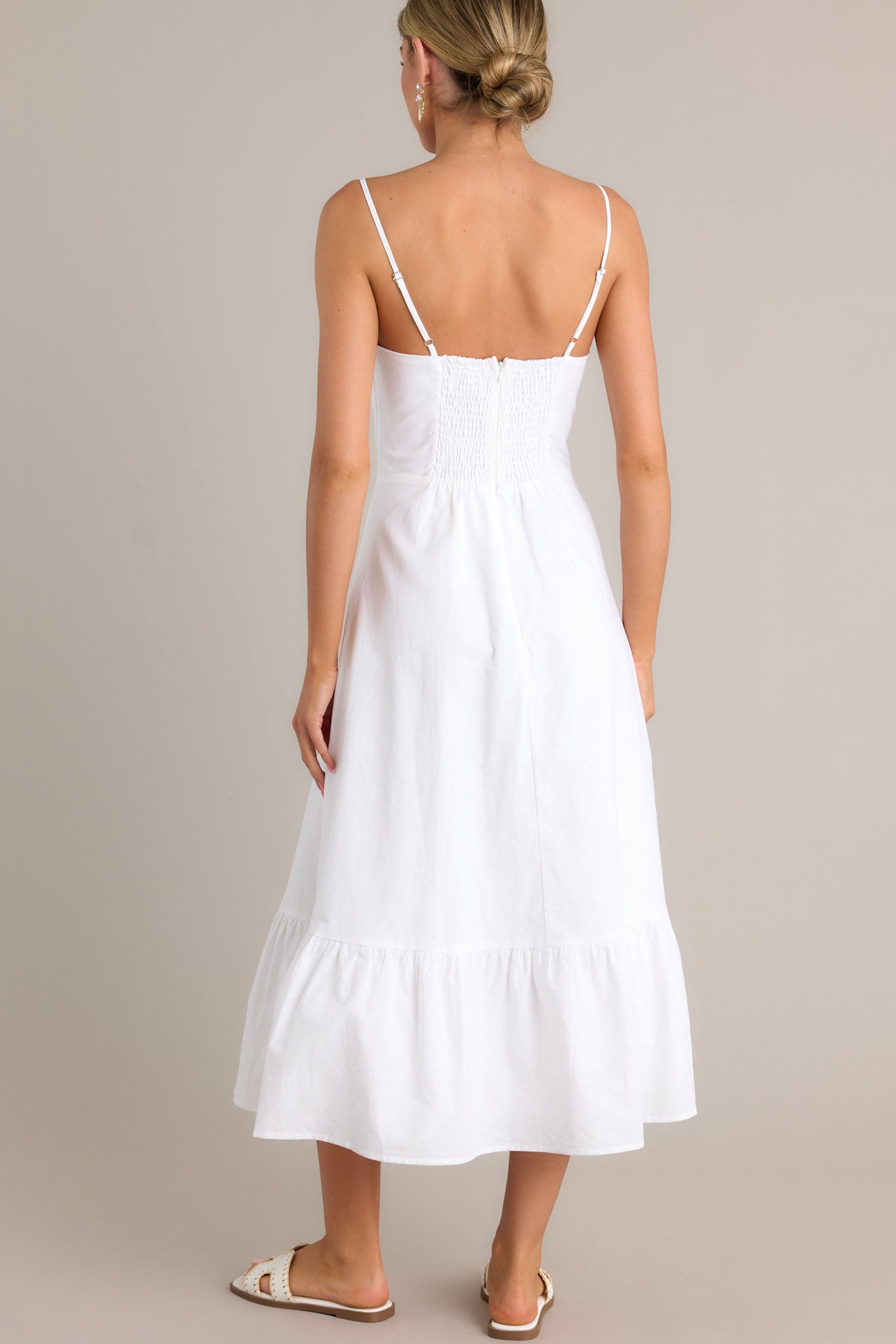 Gilded Lily White Maxi Dress