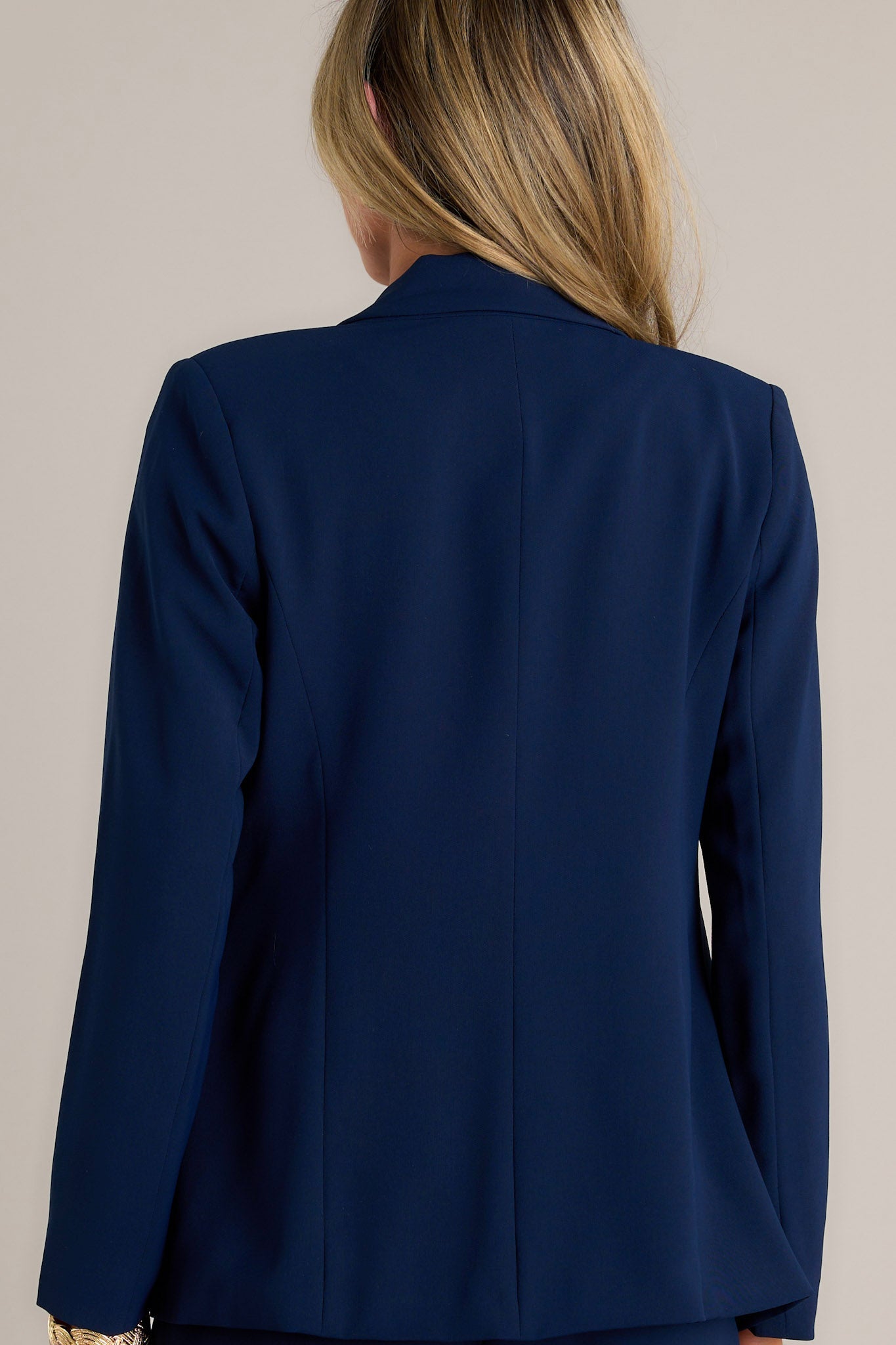 Grace In Every Step Lightweight Navy Blazer
