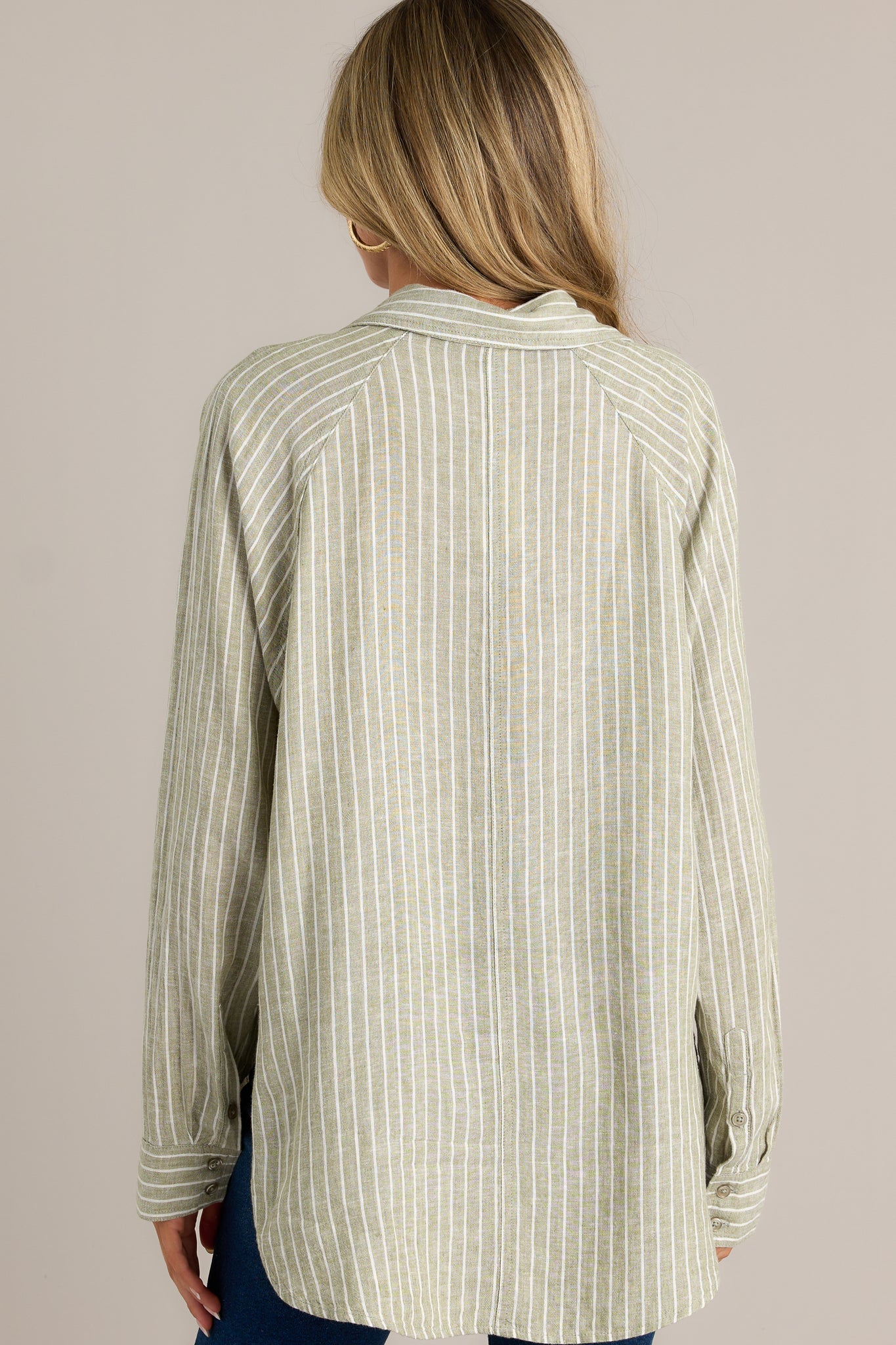 Z Supply The Perfect Linen Meadow Stripe Top