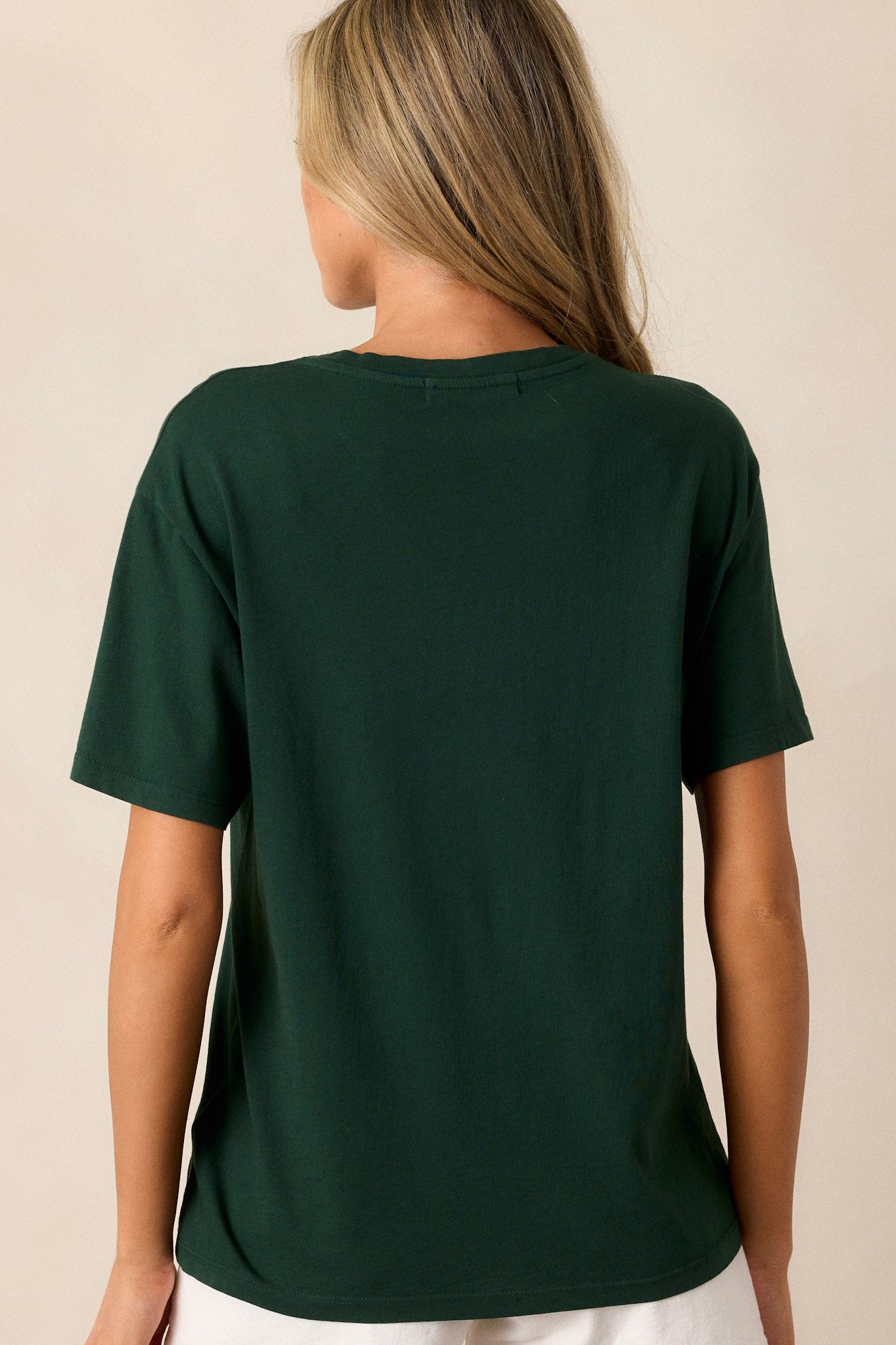 Elton John Vintage Green Floral Boyfriend Tee