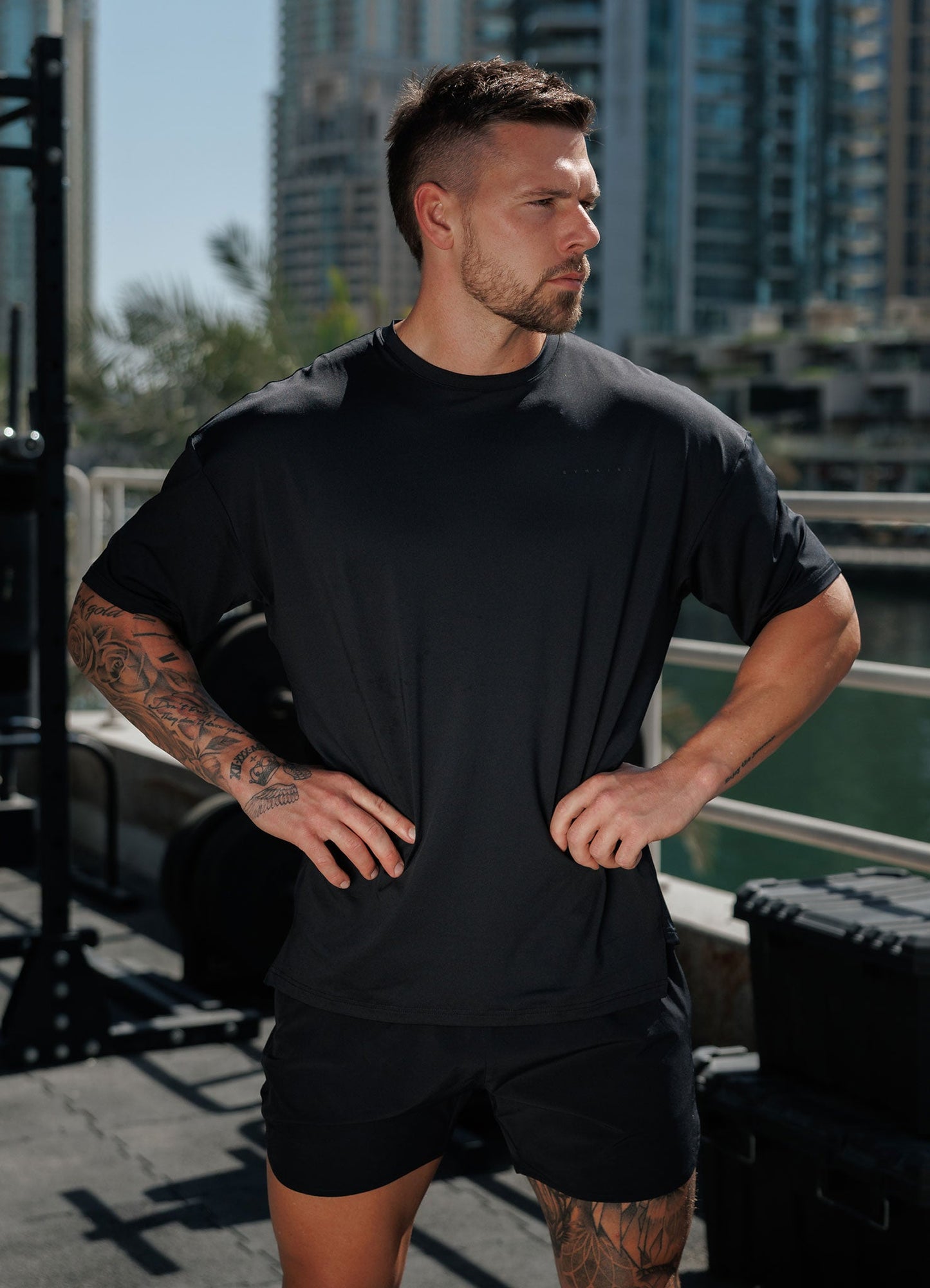 Gym King Purpose Tee - Black