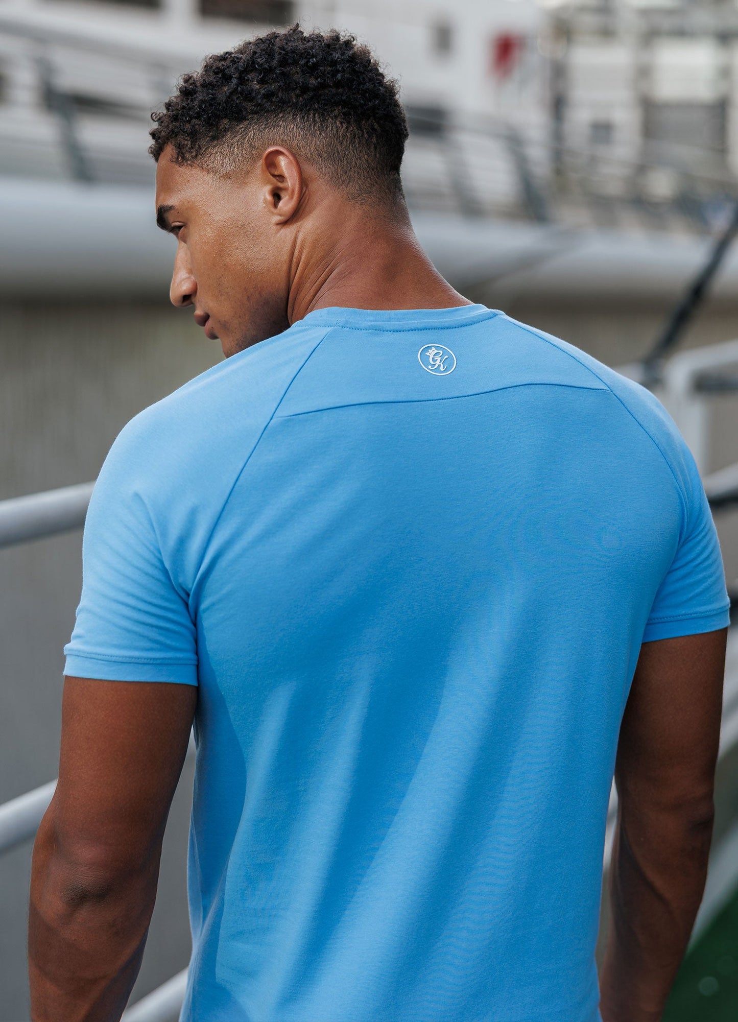 Gym King Pro Jersey Tee - Azure Blue