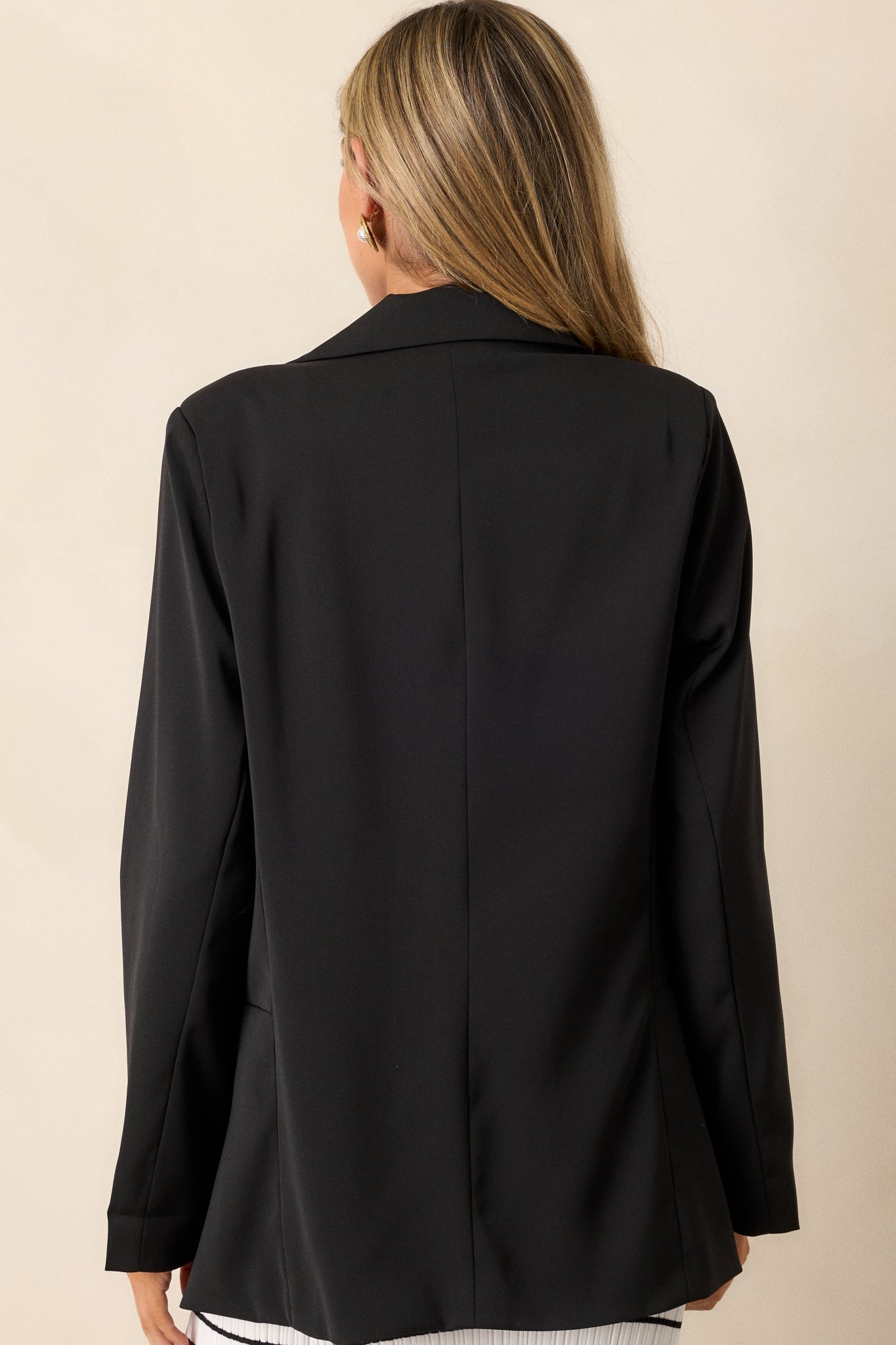 Down To Business Black Blazer
