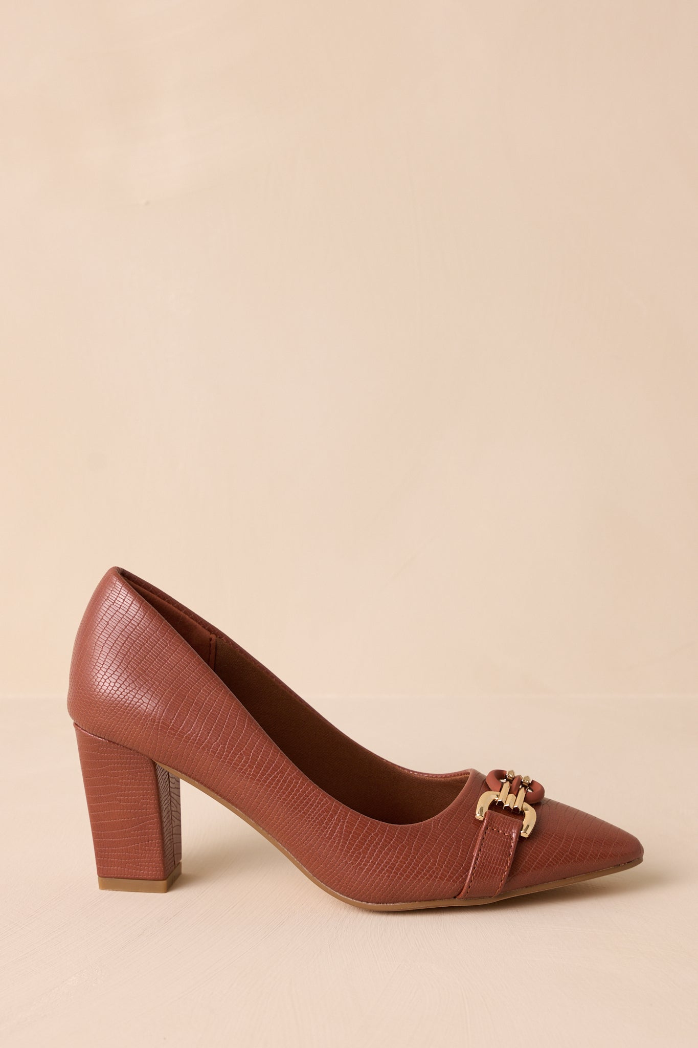 How It Went Brown Block Heel