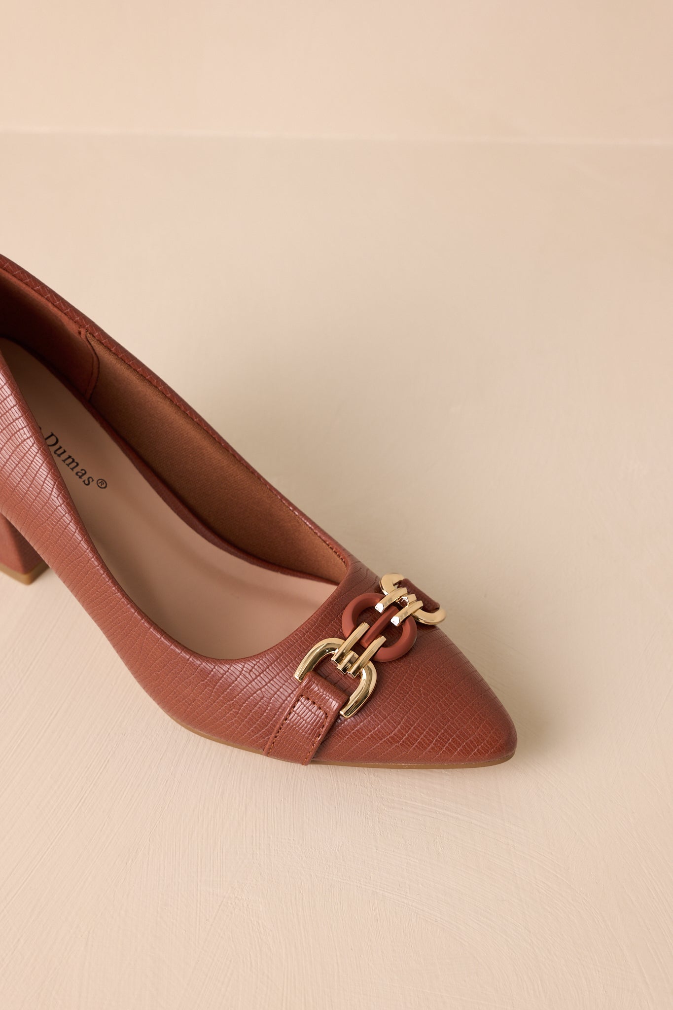 How It Went Brown Block Heel