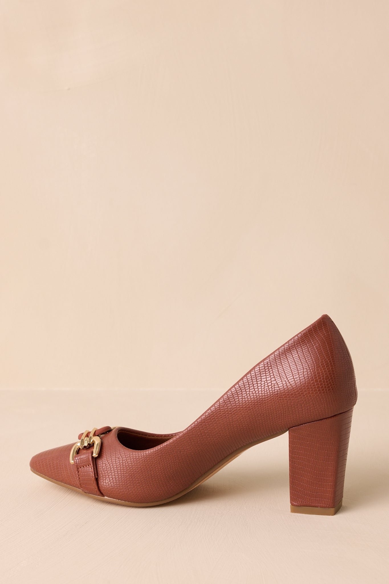 How It Went Brown Block Heel