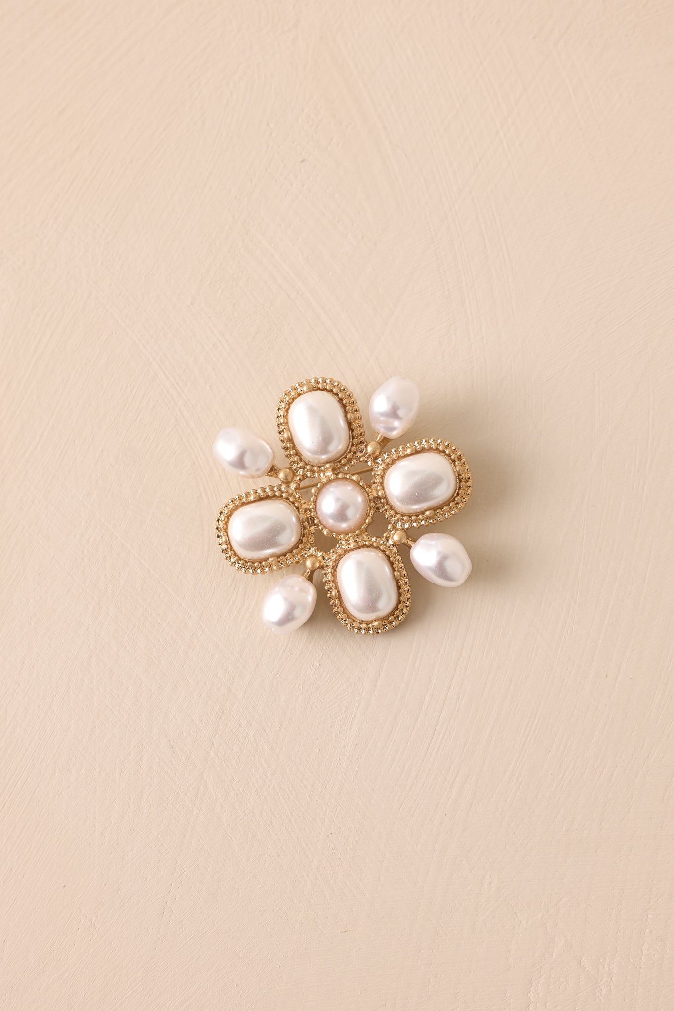 Dancing Through Dreams Ivory Pearl Brooch