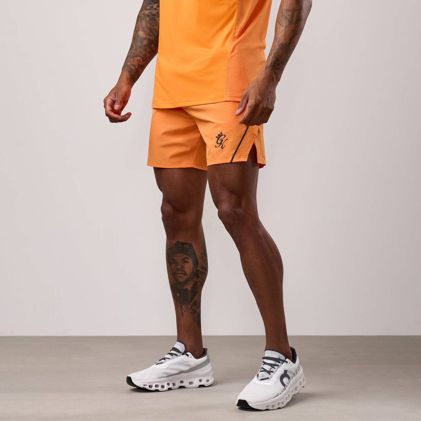 Gym King Flex 2.0 Short - Amber/Black