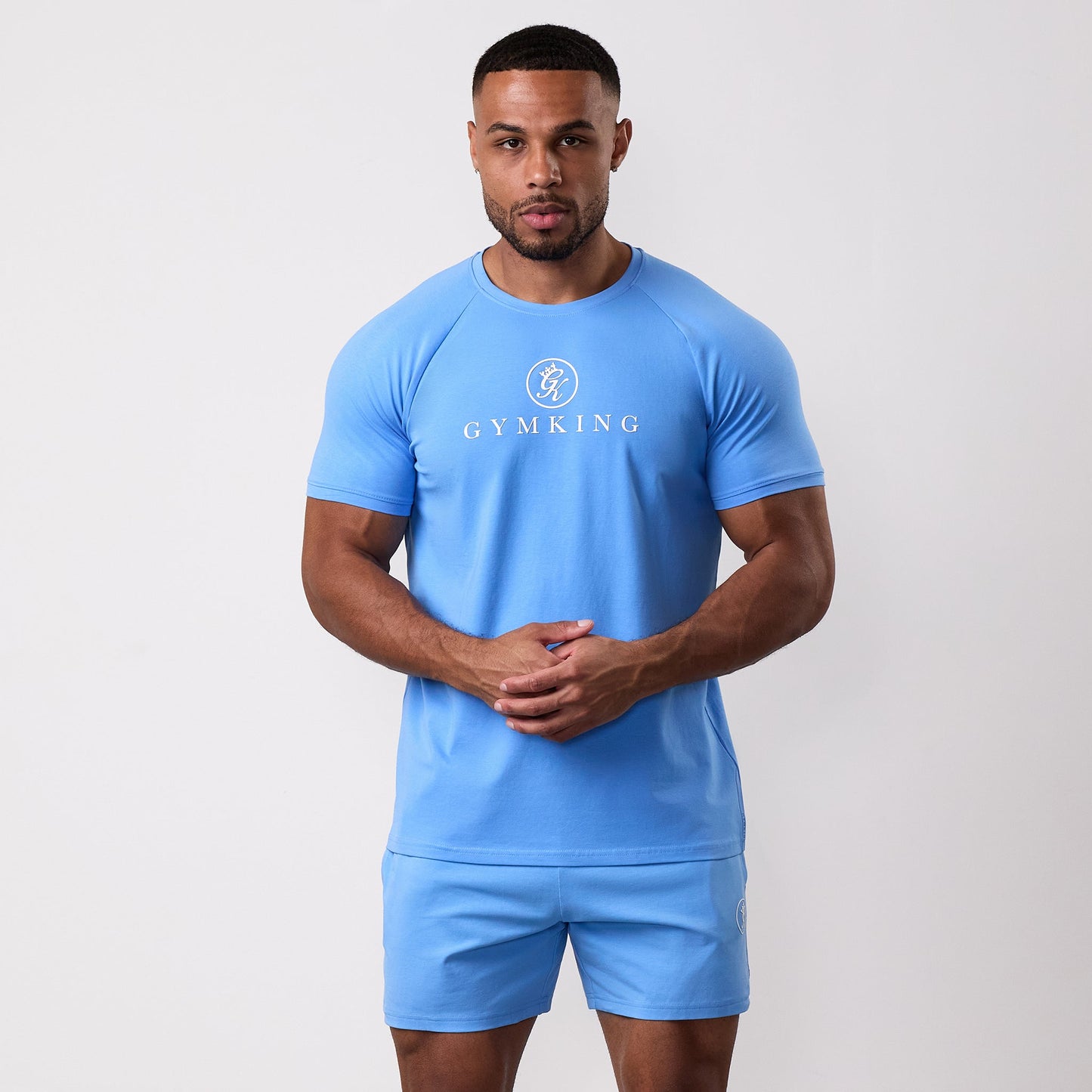 Gym King Pro Jersey Tee - Azure Blue