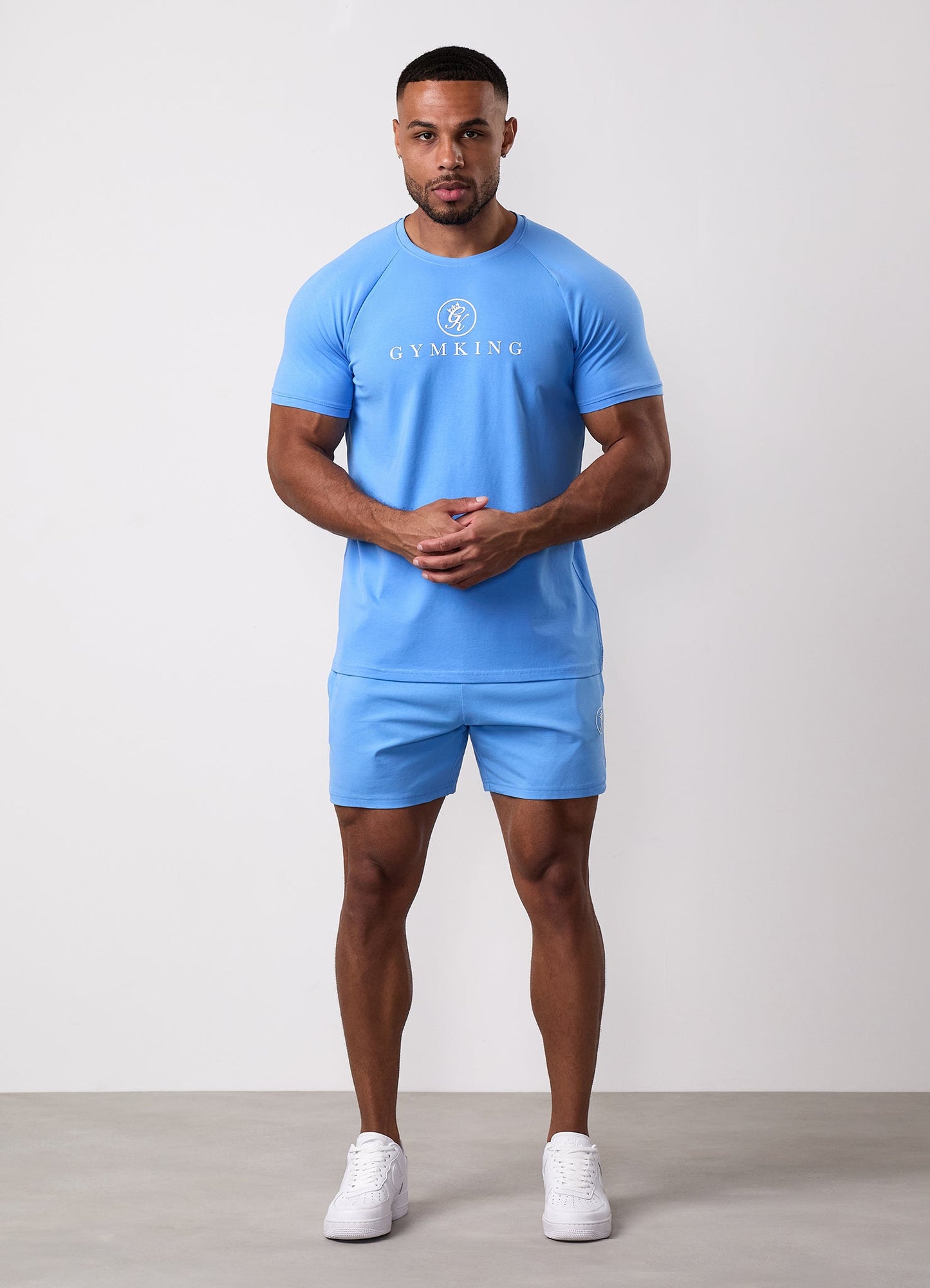 Gym King Pro Jersey Tee - Azure Blue