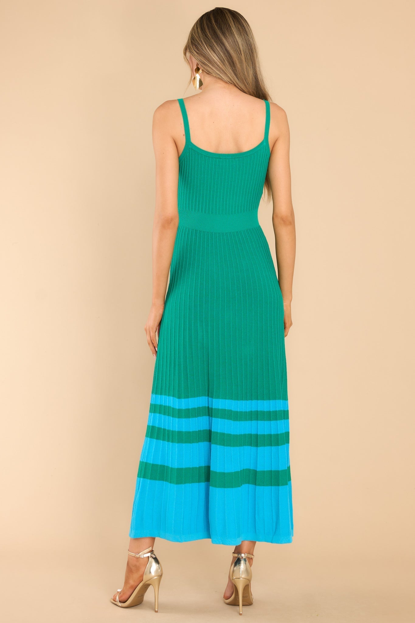 Floating On By Green Maxi Dress