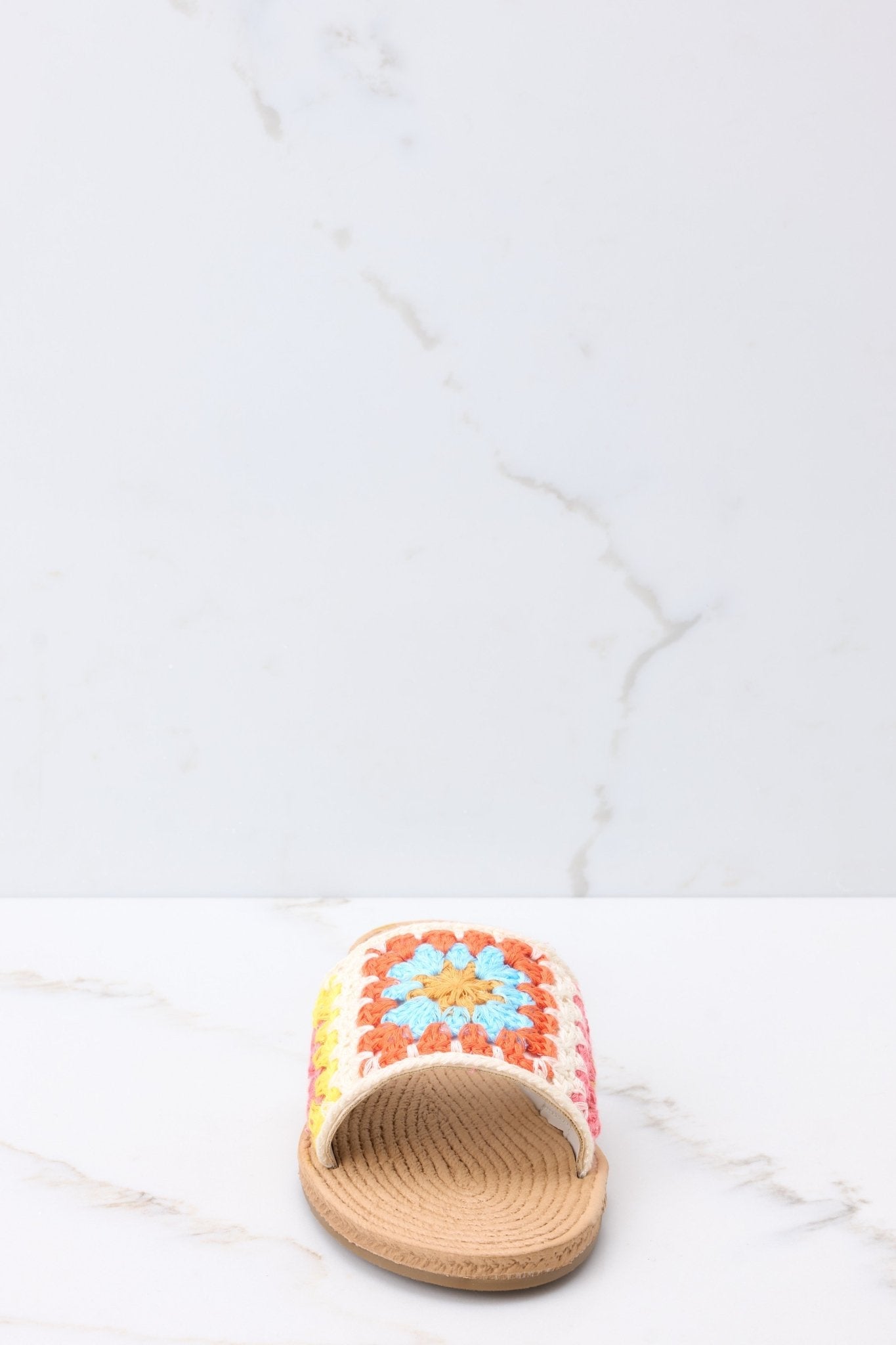 Goddess Above Beige Slide Sandals