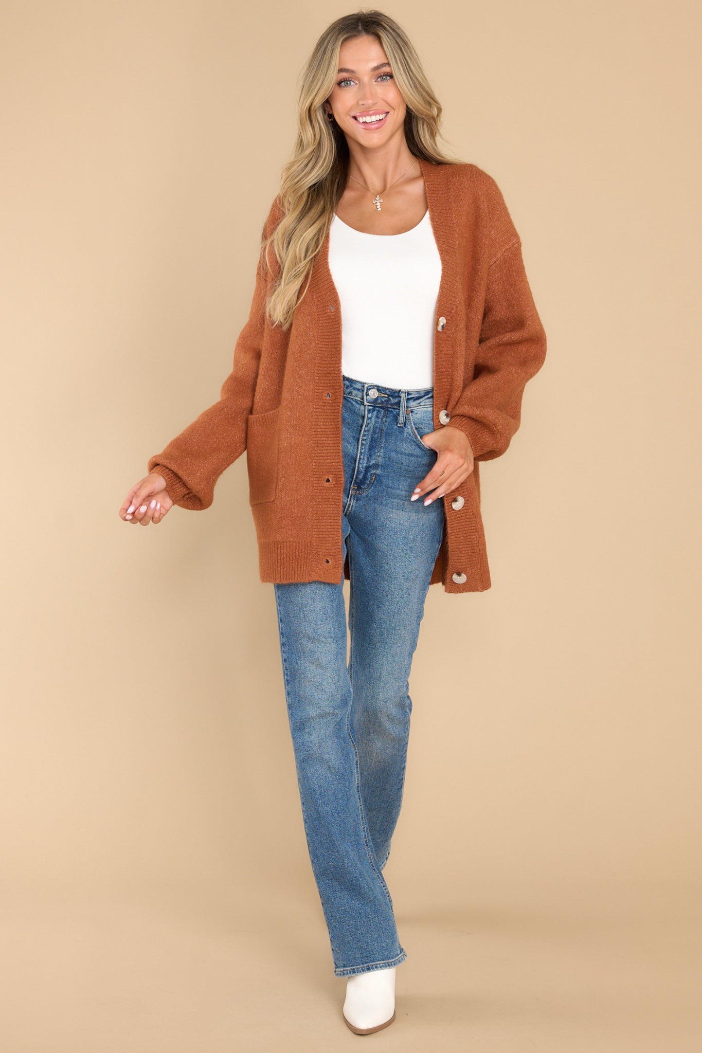 Your Best Bet Honey Cardigan