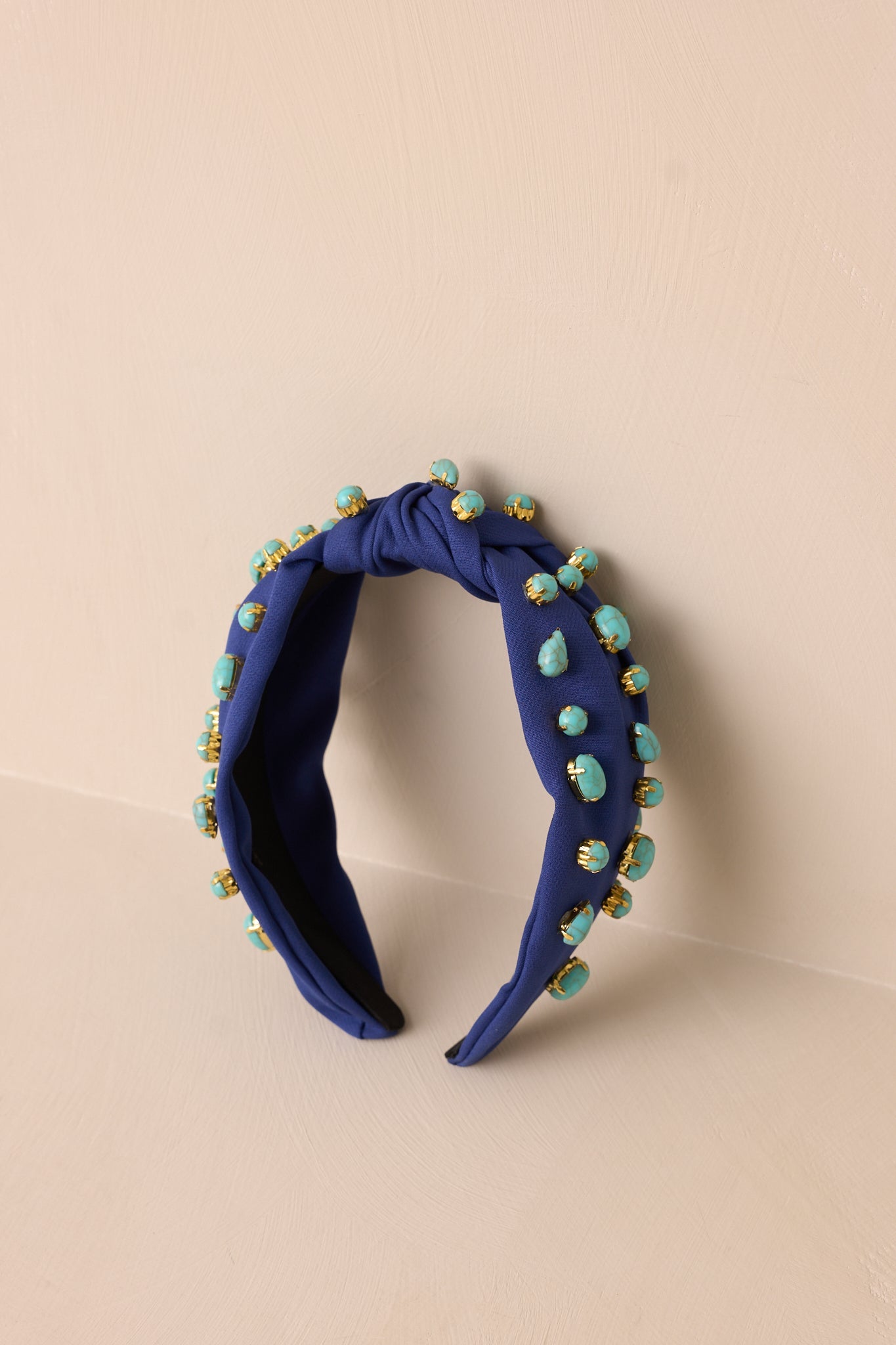 Keep It Sweet Royal Blue Knotted Headband