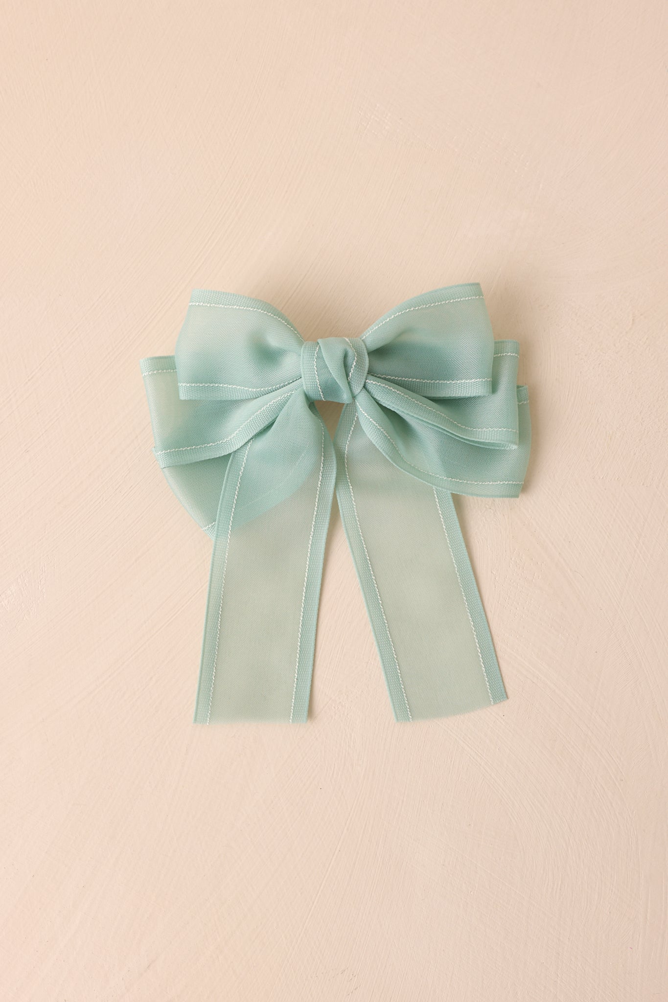 Delicate Dreams Sage Clip In Bow