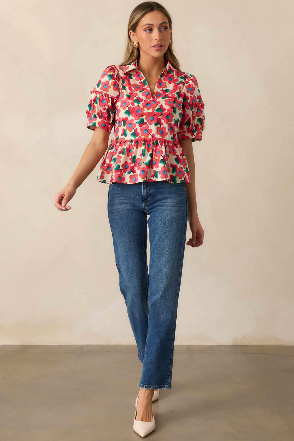 Forever Again Dark Wash Straight Leg Jeans