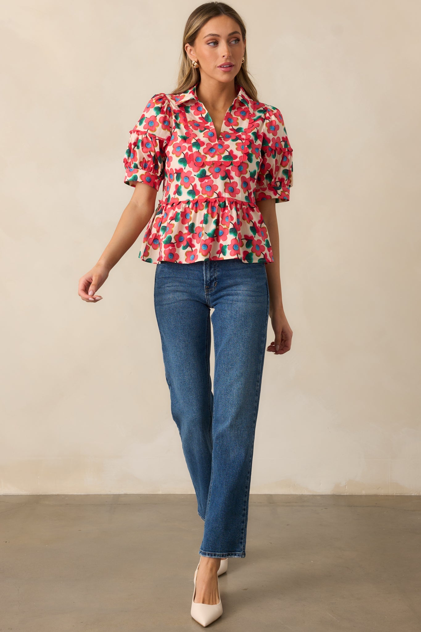 Forever Again Dark Wash Straight Leg Jeans