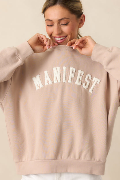 Z Supply Manifest Mushroom Brown Sweatshirt