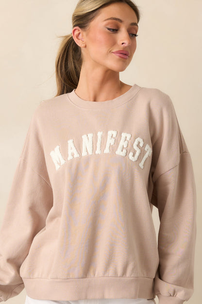 Z Supply Manifest Mushroom Brown Sweatshirt