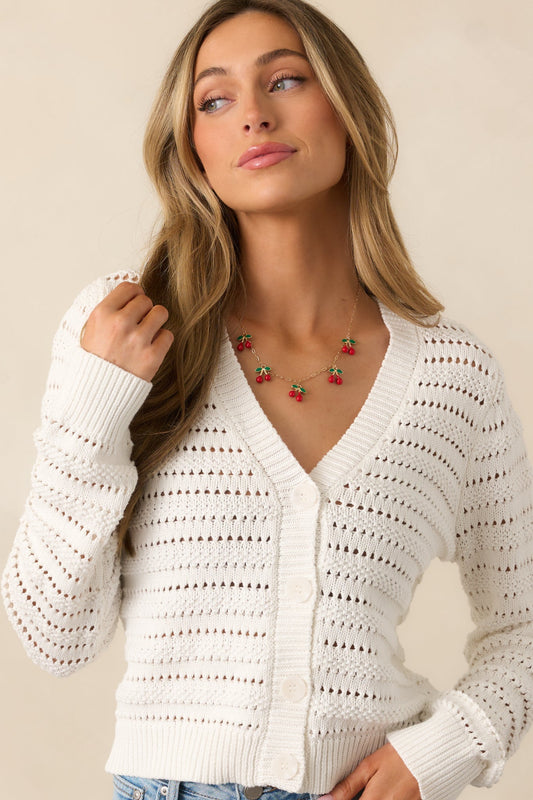 Z Supply Sea Salt Ivory Romance Cardigan